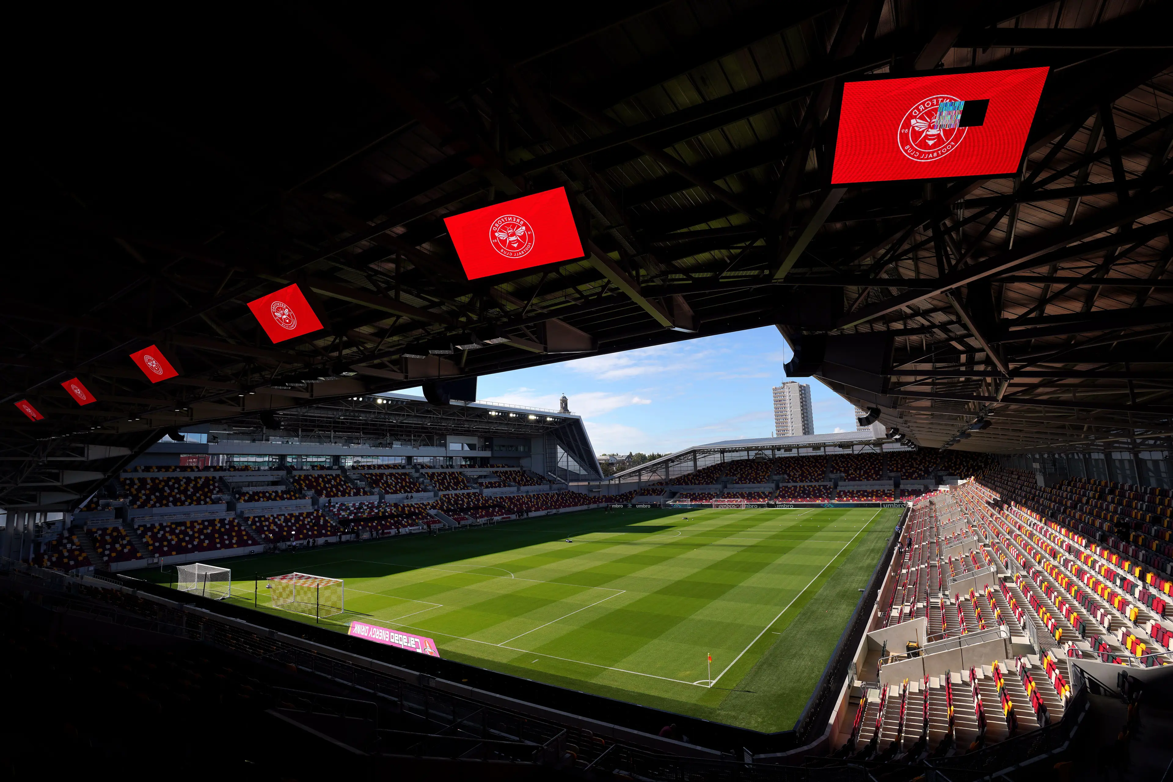 General view of the Brentford Community Stadium. (Alamy)