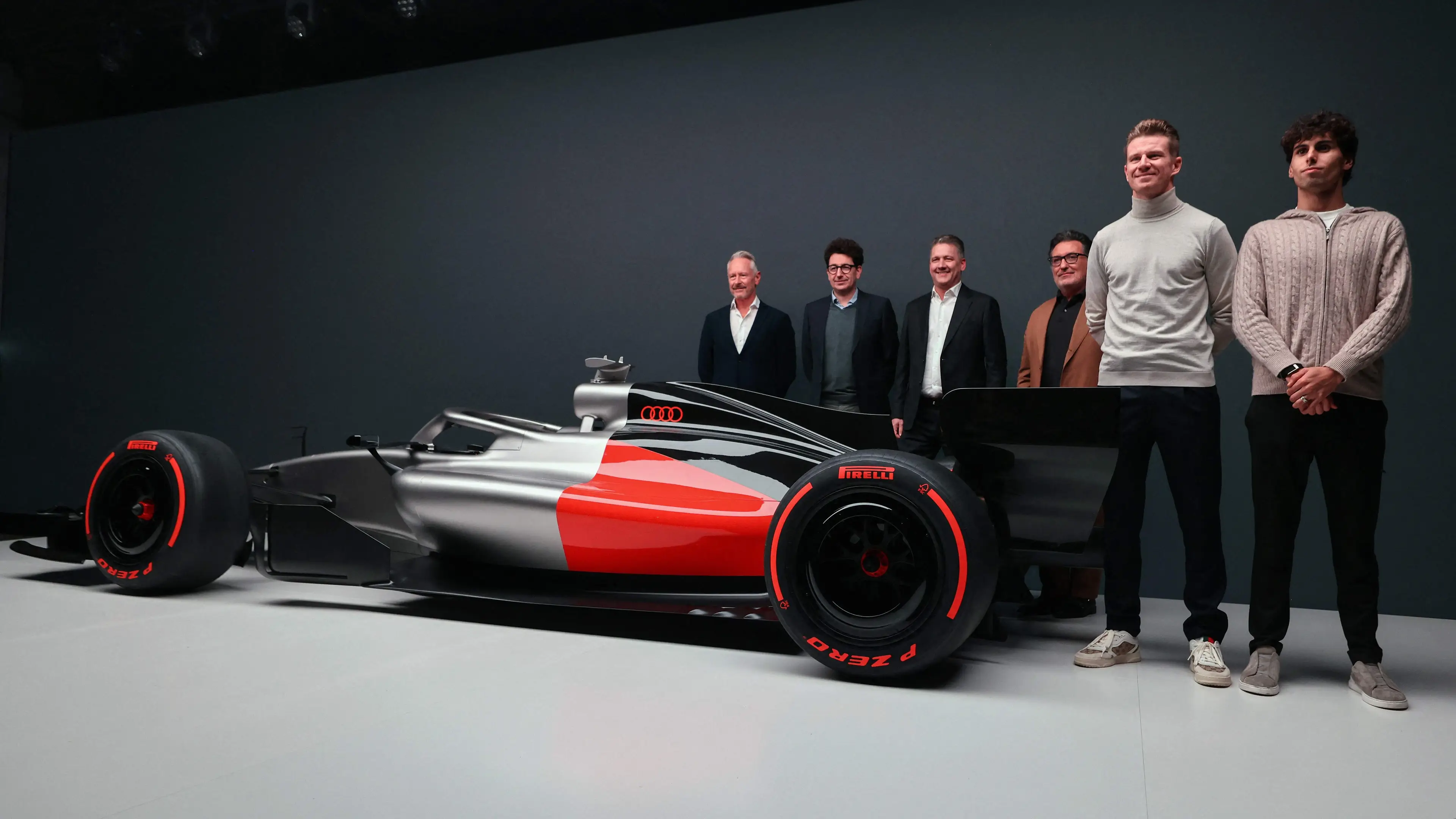 First Footage of Audi F1 Car Testing on Track Reveals Key Detail