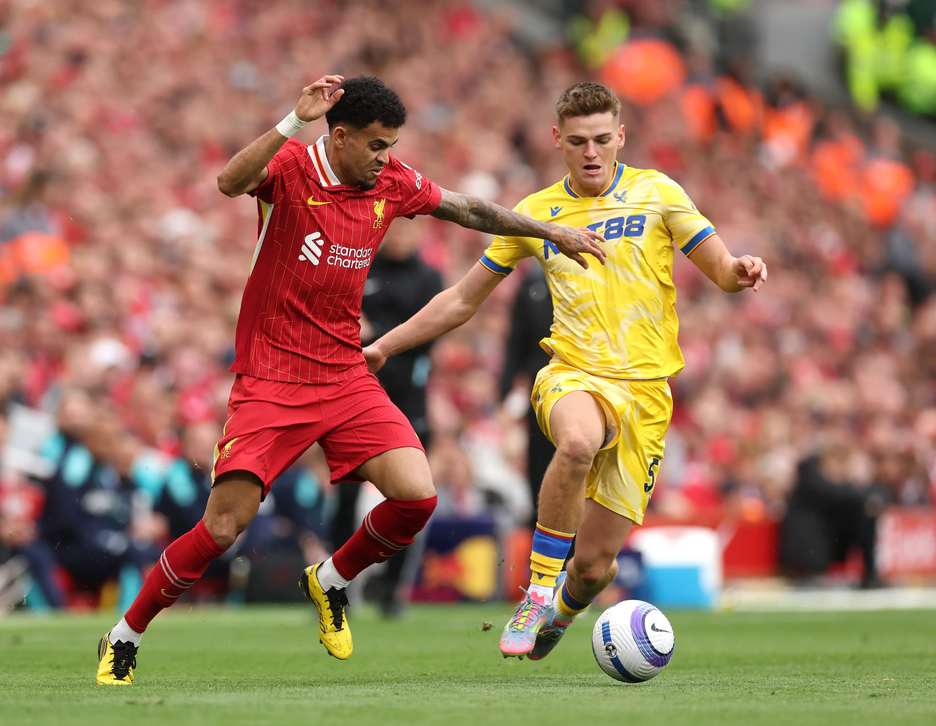 Luis Diaz is Bayern Munich's top transfer target this summer. Image: Getty