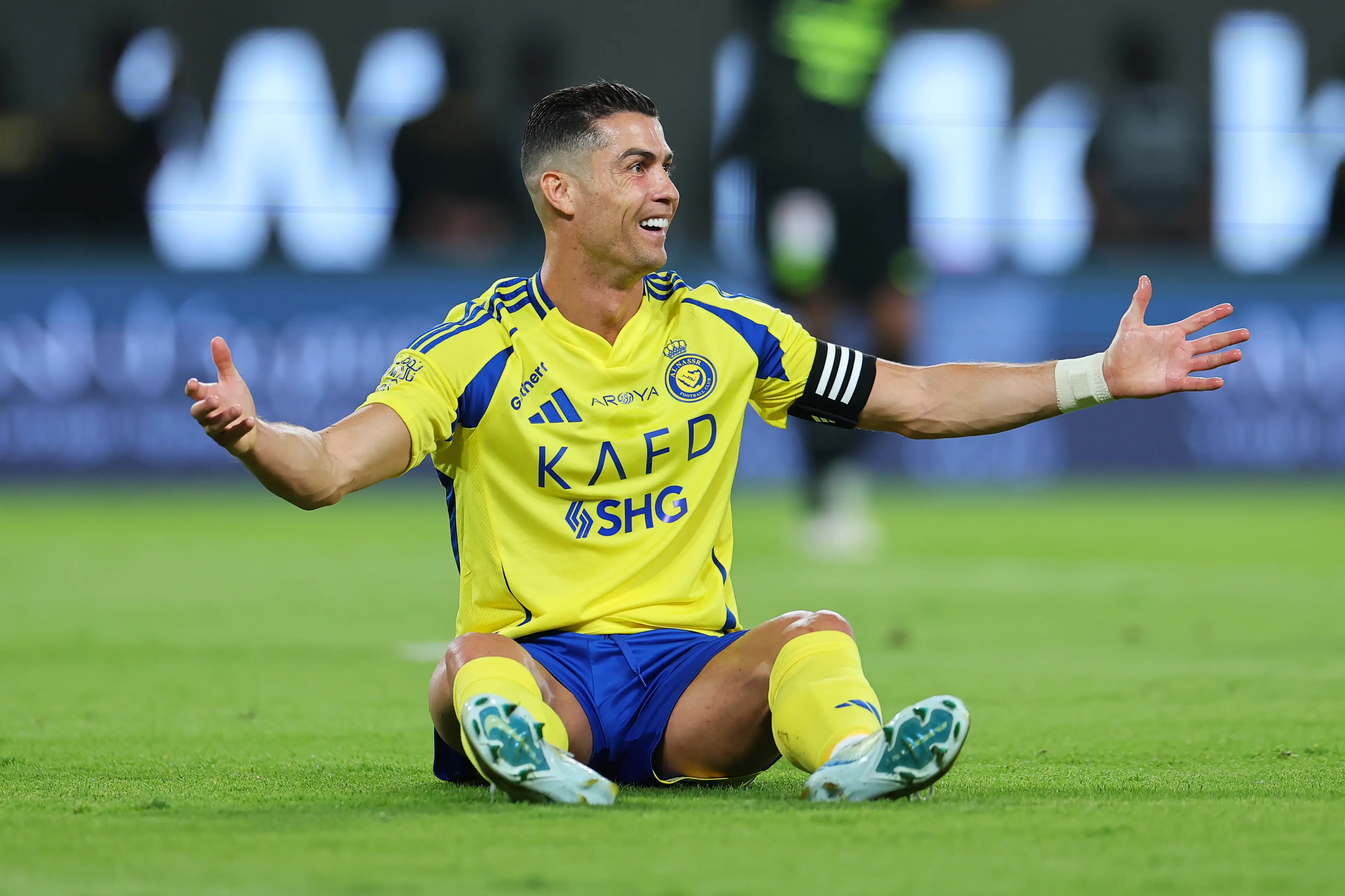 Cristiano Ronaldo will remain at Al Nassr after signing a new contract. (Image: Getty)