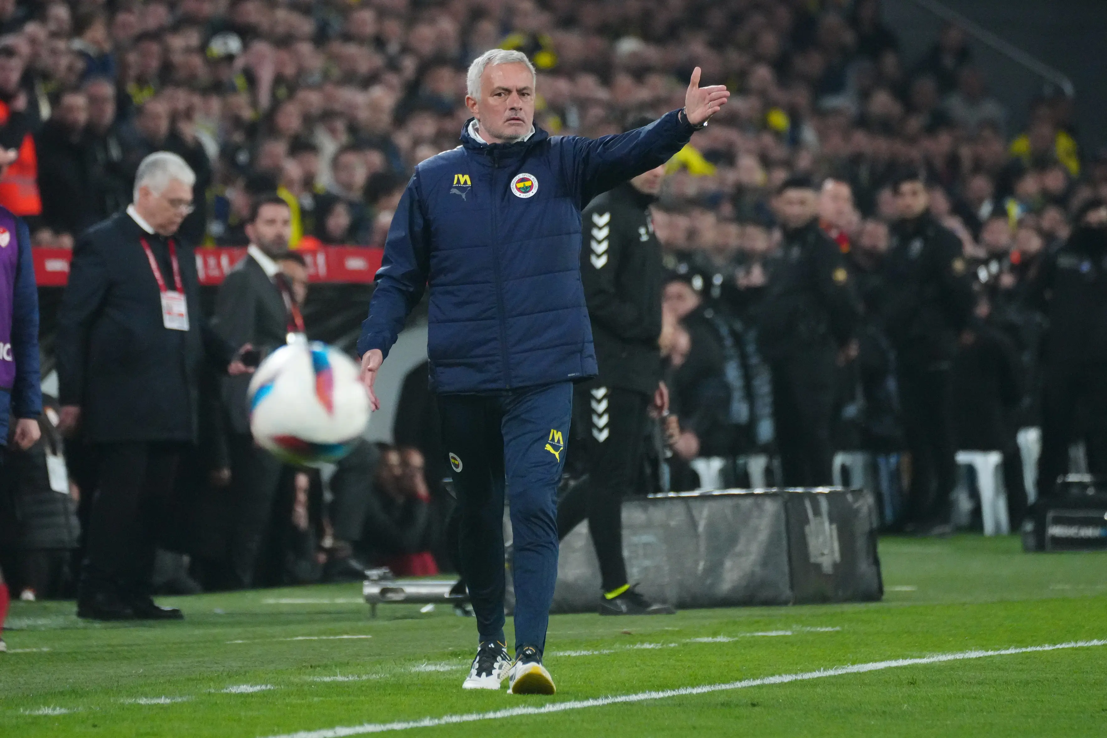 Jose Mourinho is wanted for a huge international job. Image: Getty