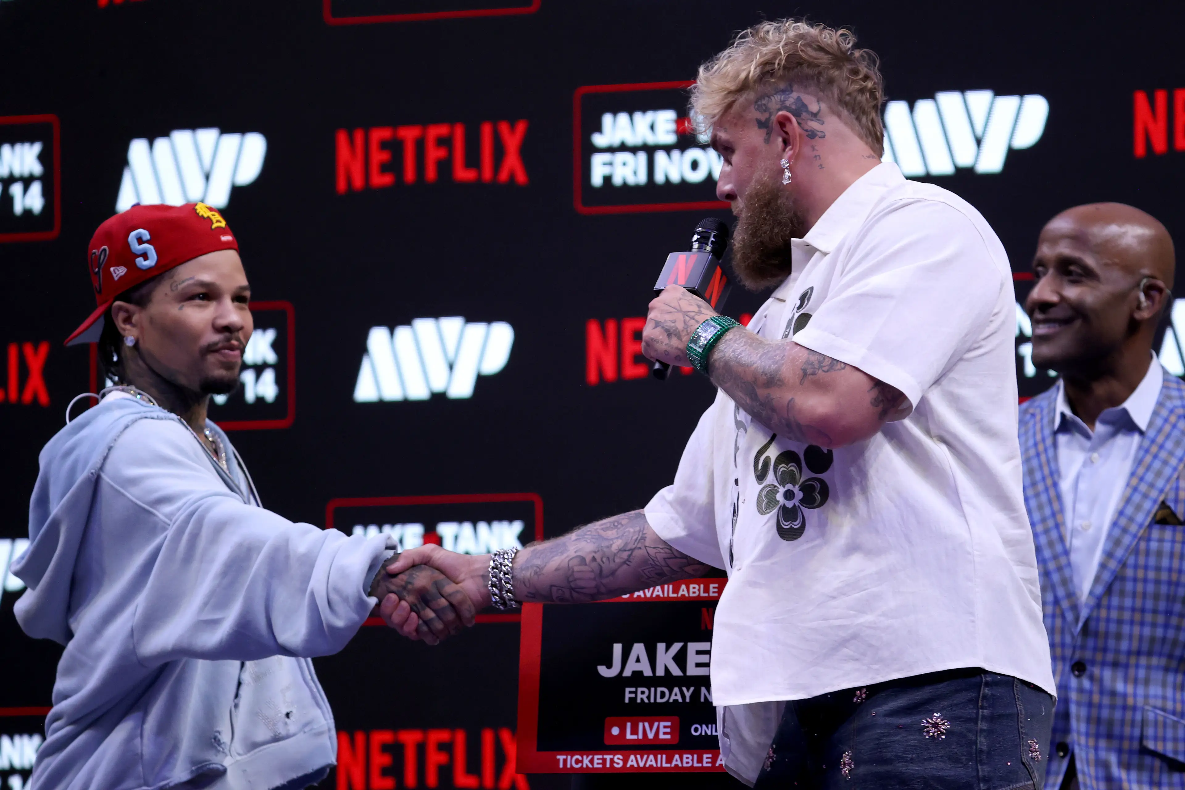 Jake Paul was set to fight Gervonta 'Tank' Davis (Image: Getty)