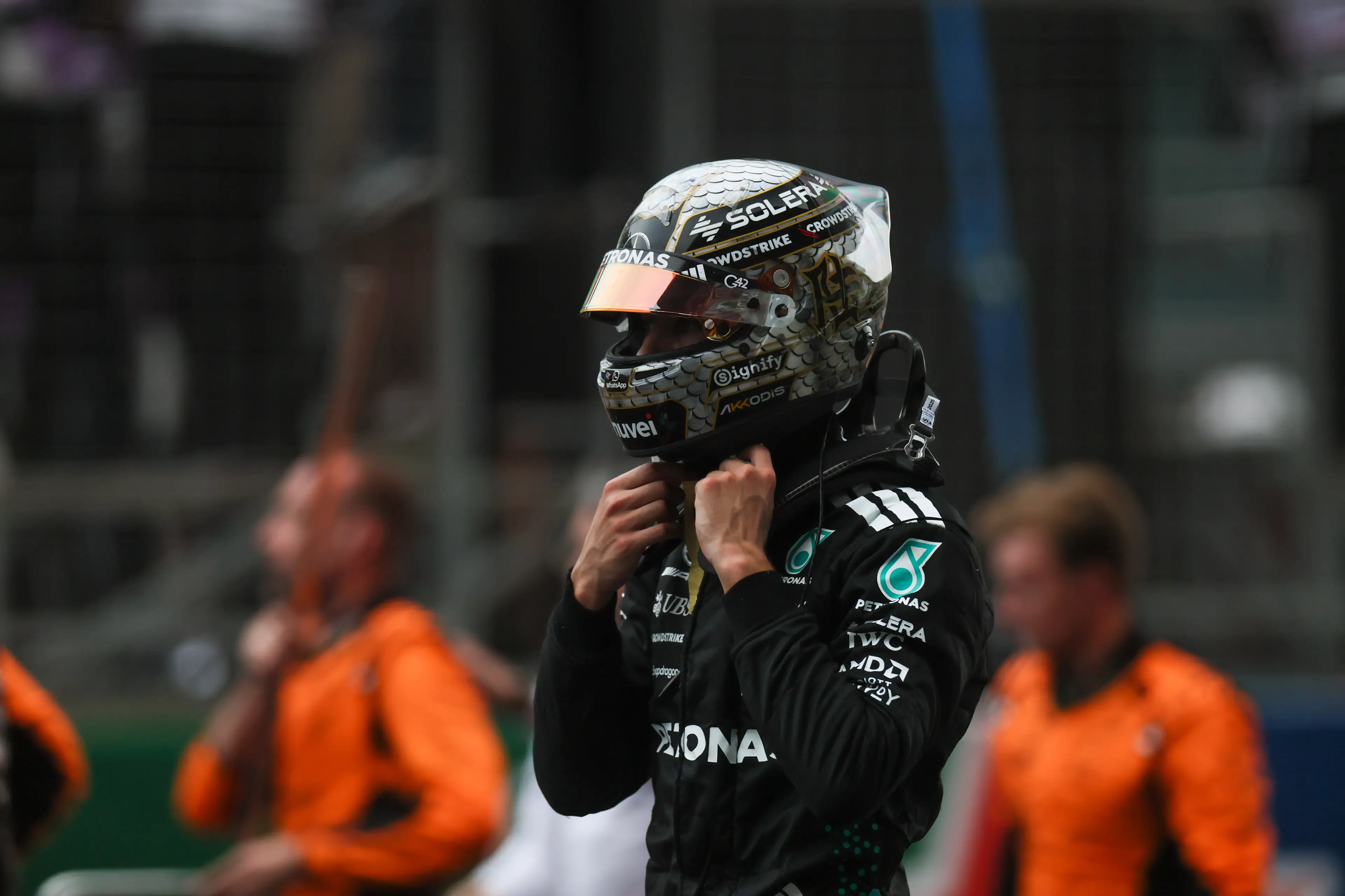 George Russell after the Chinese Grand Prix- Getty