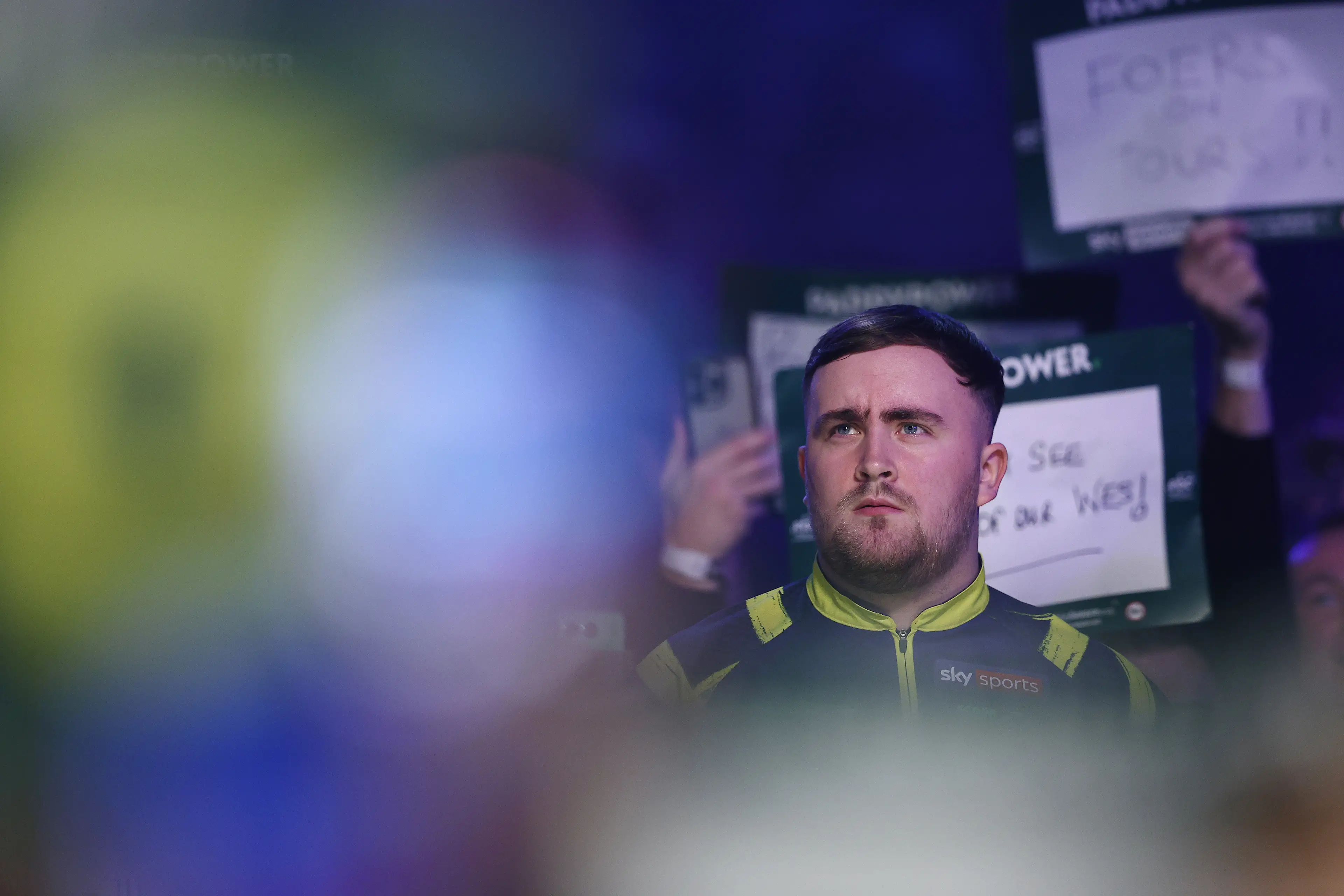 Luke Littler had corrective eye surgery when he was a child. Image: Getty 