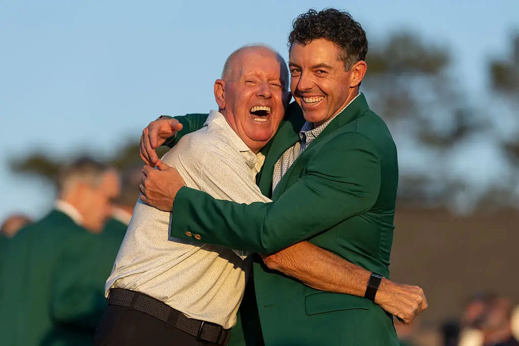 Rory McIlroy is taking a break after winning The Masters. (Image: Simon Bruty/Augusta National/Getty Images)