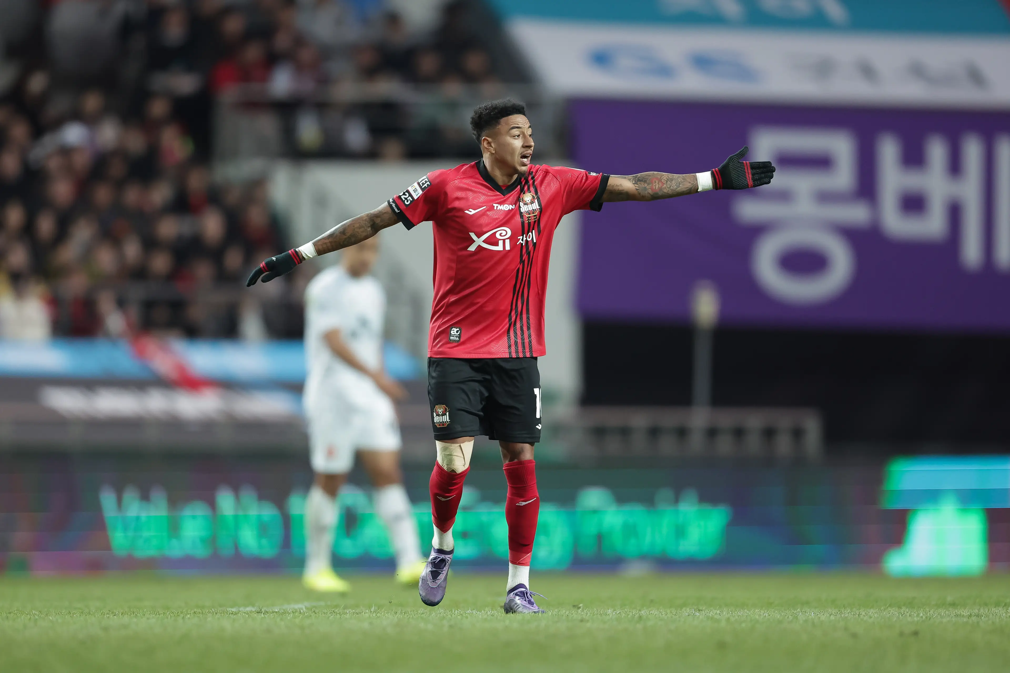 Jesse Lingard in action for FC Seoul. Image: Getty 