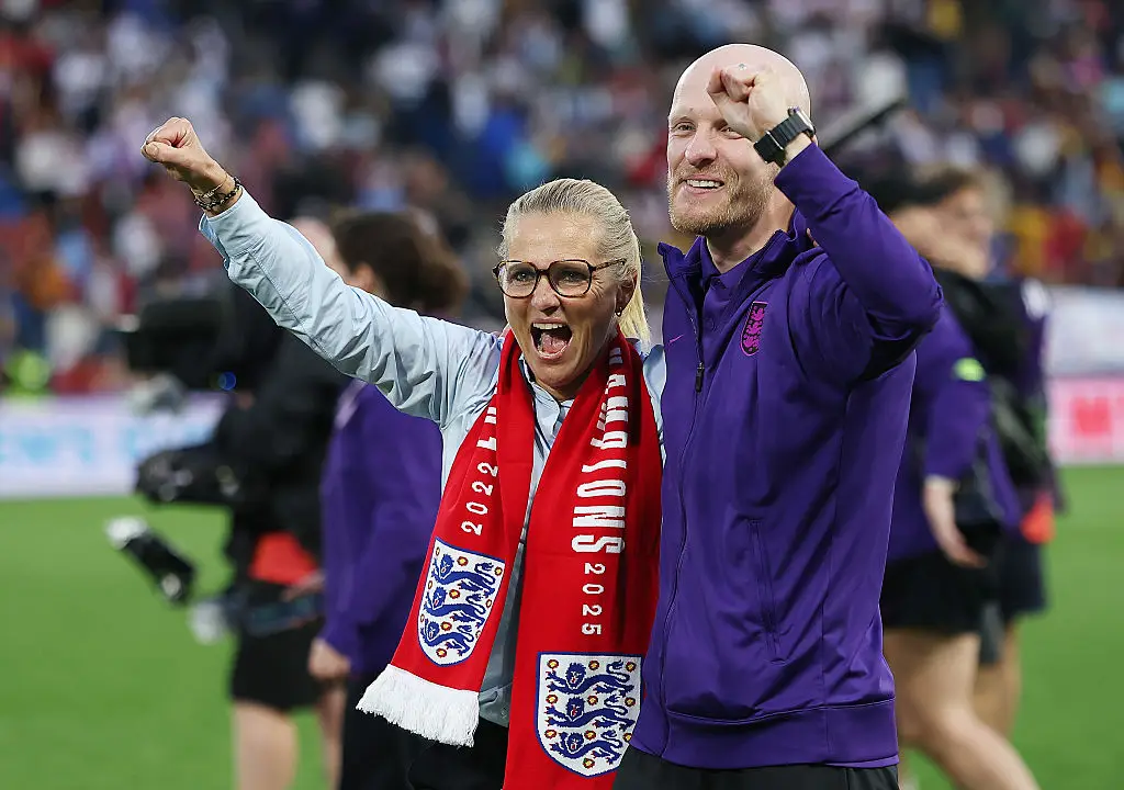 Sarina Wiegman once again led England to victory in a European Championship final. (Image: Getty)