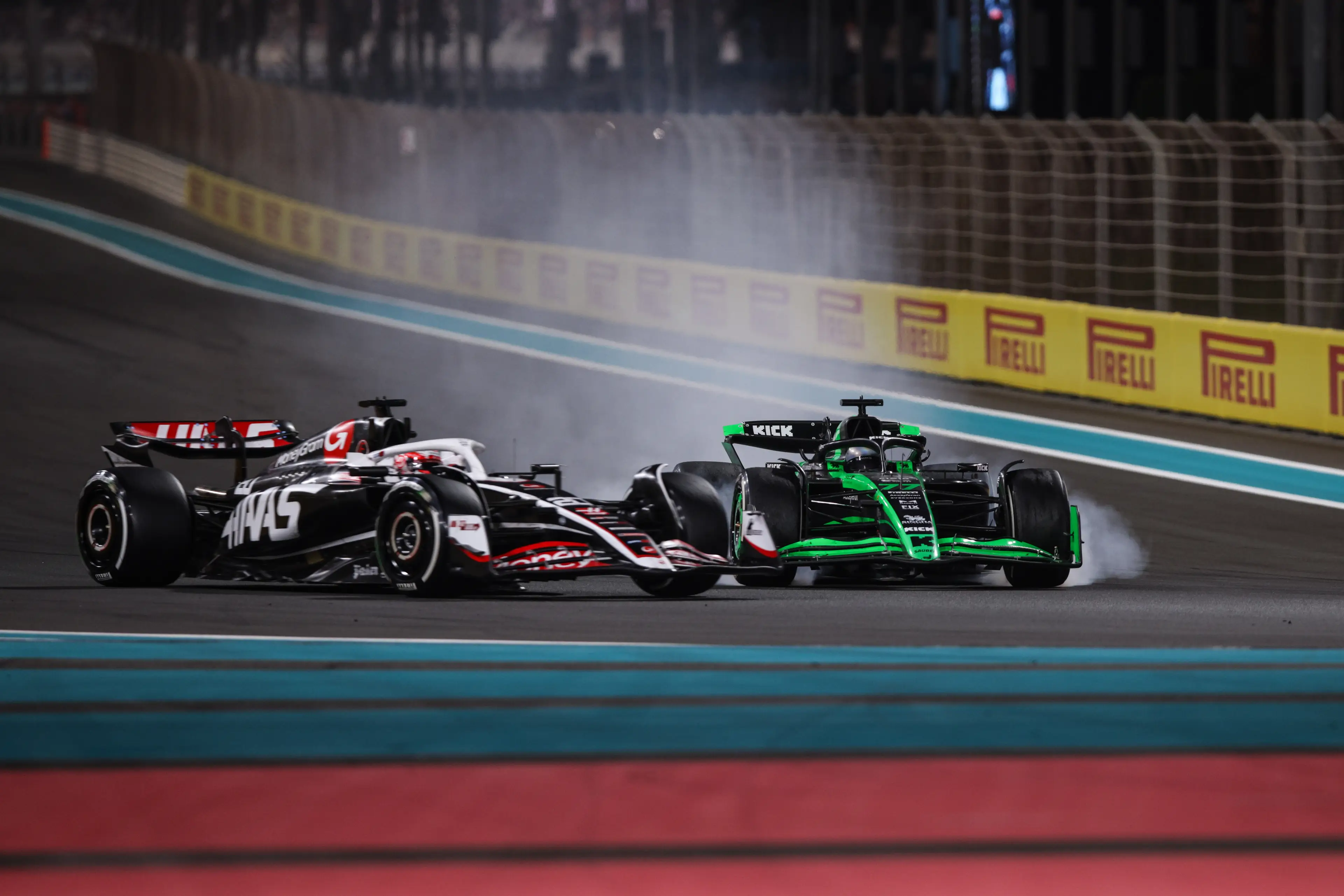 Valtteri Bottas was involved in an incident with Kevin Magnussen during the 2024 Abu Dhabi Grand Prix. Image: Getty