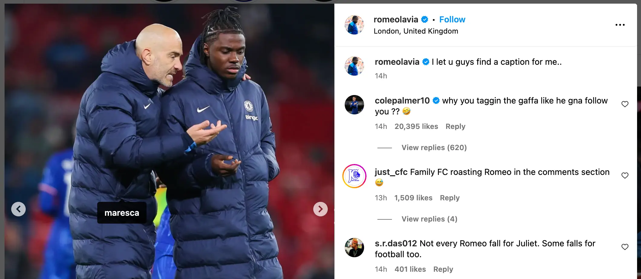 Image credit: Instagram/romeolavia