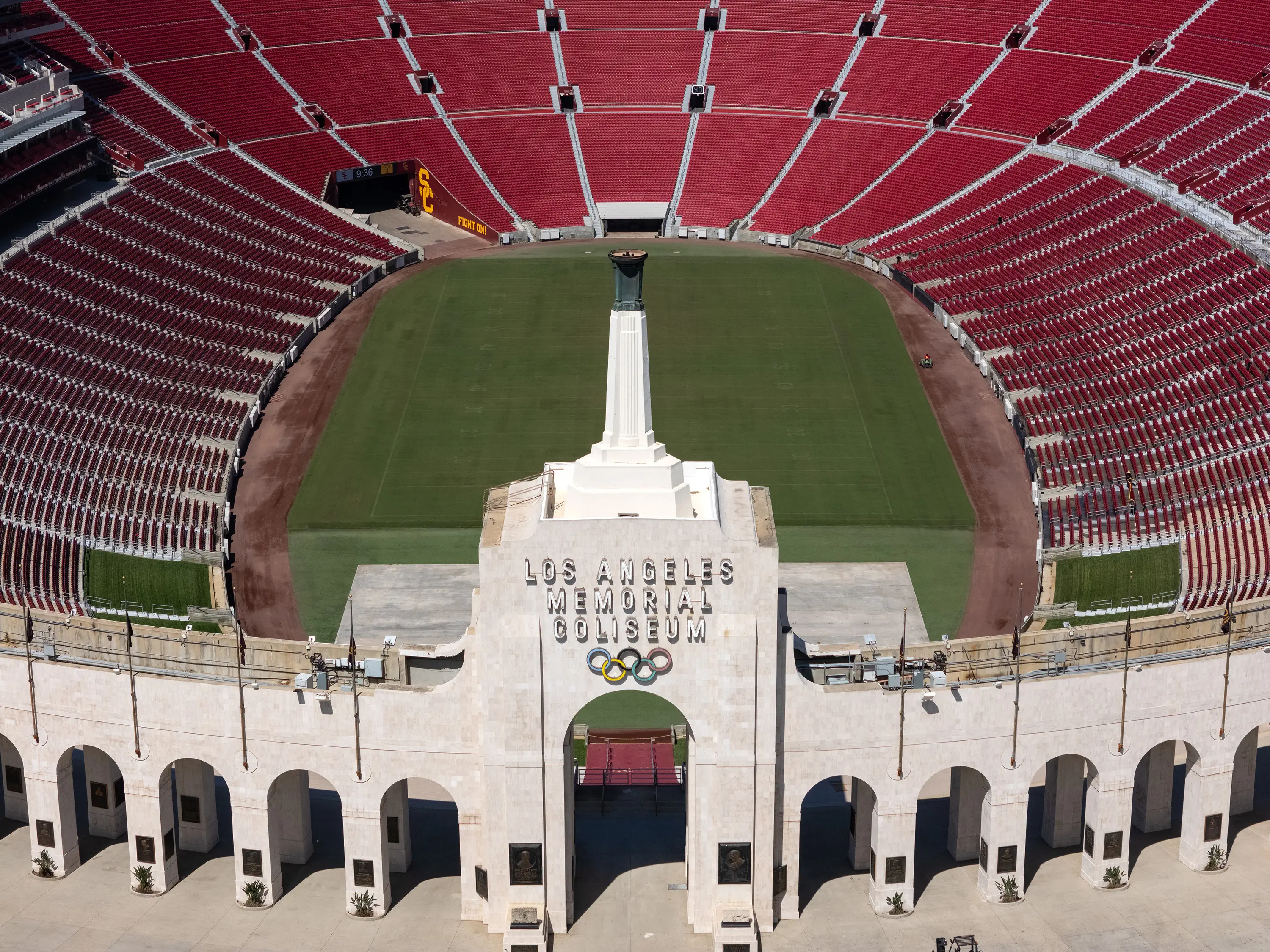 The Memorial Coliseum will play host to athletics events at the Olympics. Image: Getty