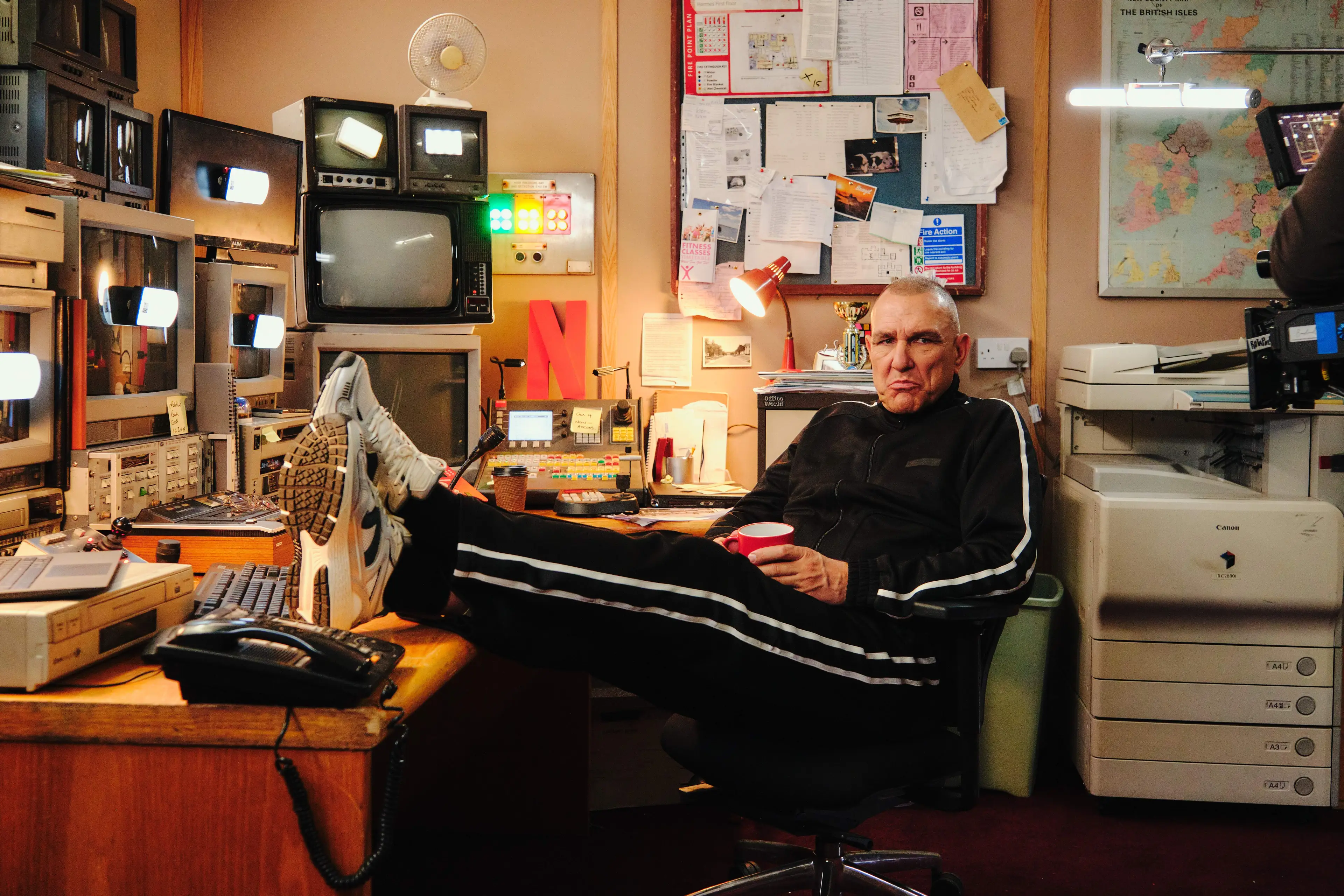 Vinnie Jones' story is recounted in a new Netflix documentary. Image: Netflix