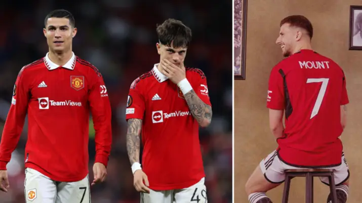 Alejandro Garnacho makes his feelings clear on Mason Mount being named Man United's new number seven