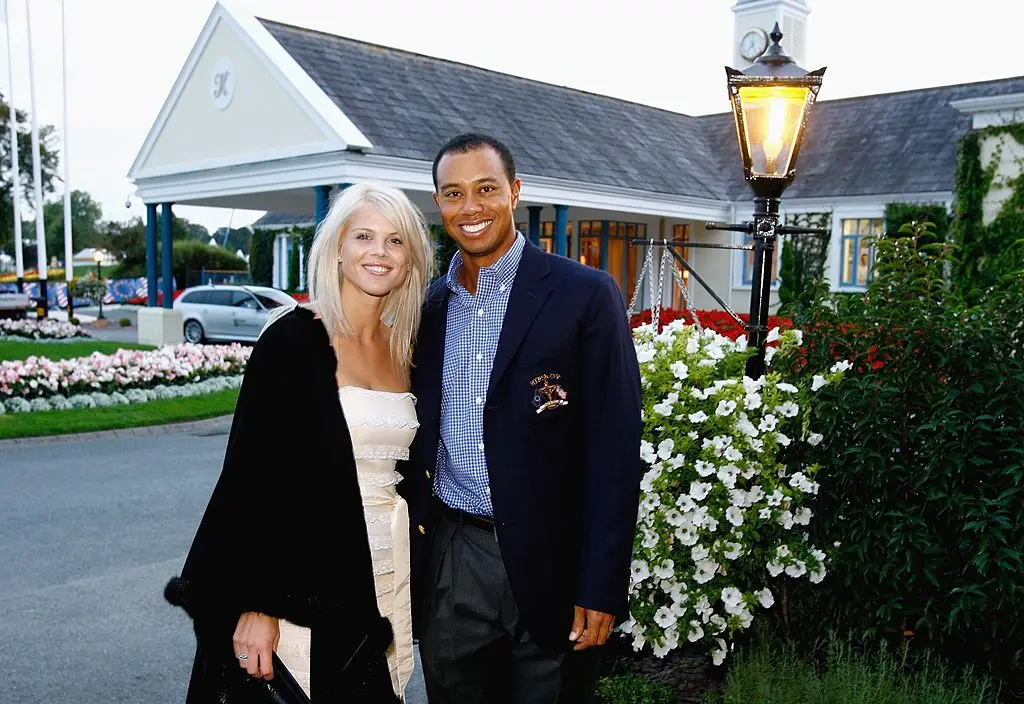 Elin Nordegren and Tiger Woods in 2006 (Credit:Getty)