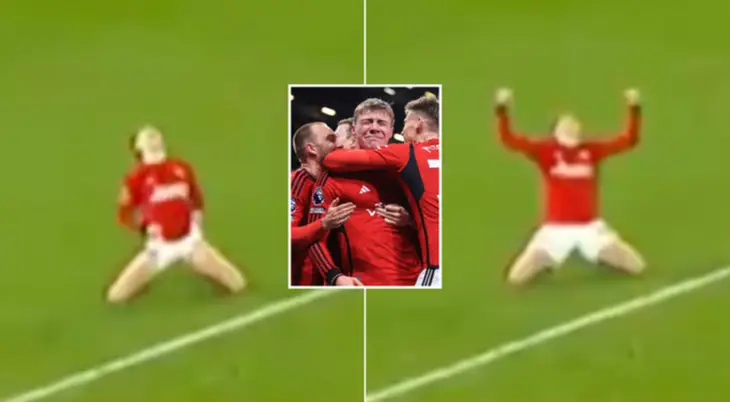 Alejandro Garnacho's celebration for Rasmus Hojlund's winner vs Aston Villa has got fans talking