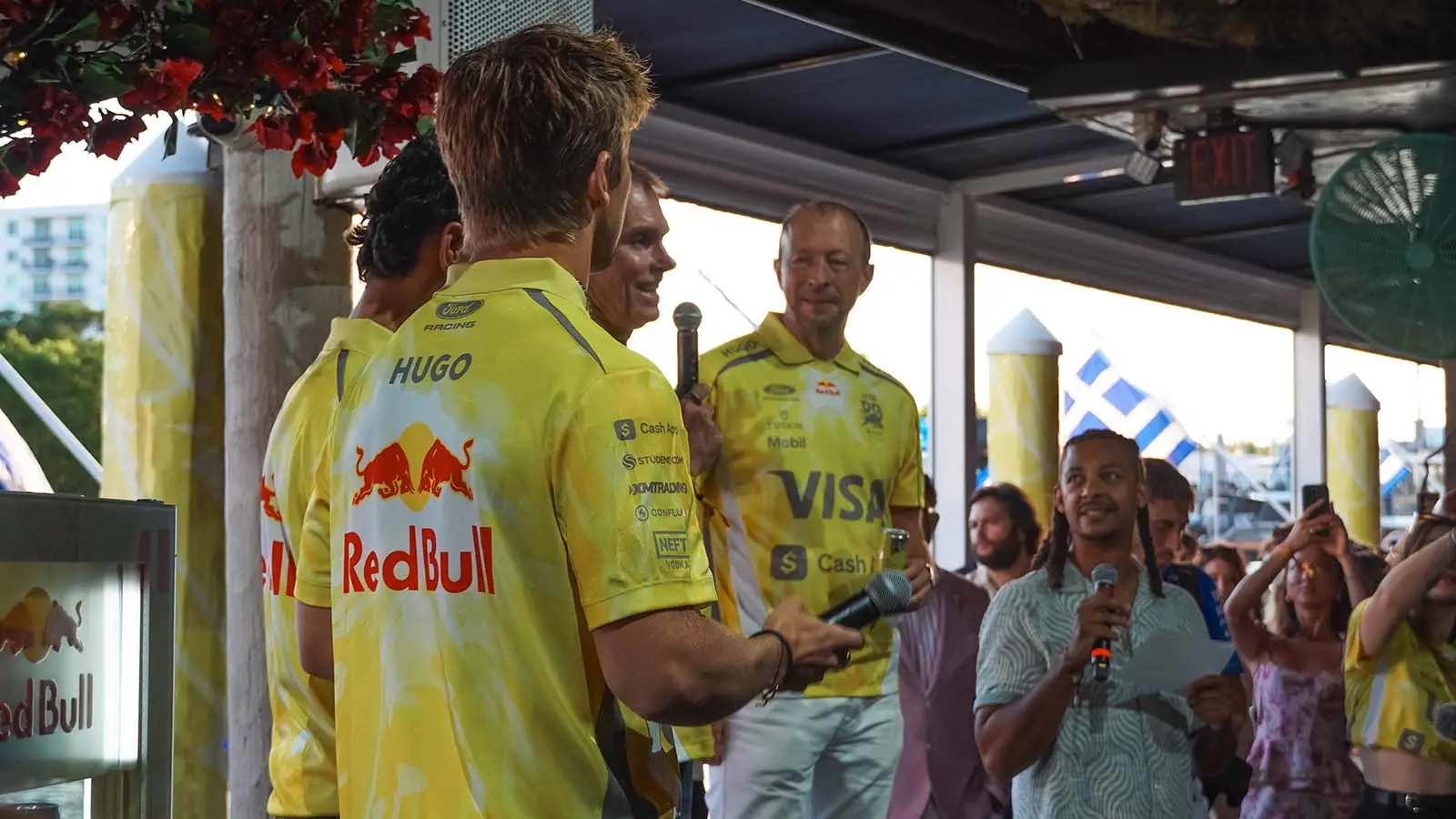 Crowds gather for the Racing Bulls livery reveal (SPORTbible)