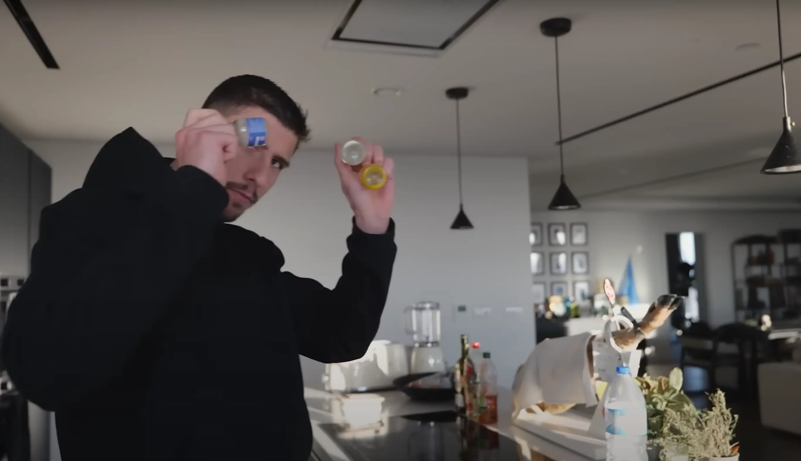 Dias takes a shot of ginger for the inflammatory process. Image credit: Manchester City