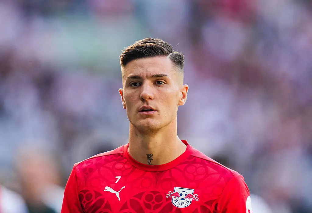 Benjamin Sesko is close to joining Manchester United (Credit:Getty)
