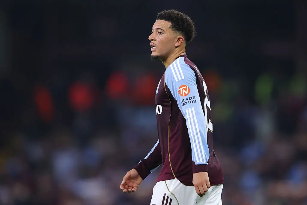 Sancho has made just eight appearances for Aston Villa. (Image: James Gill - Danehouse/Getty Images)