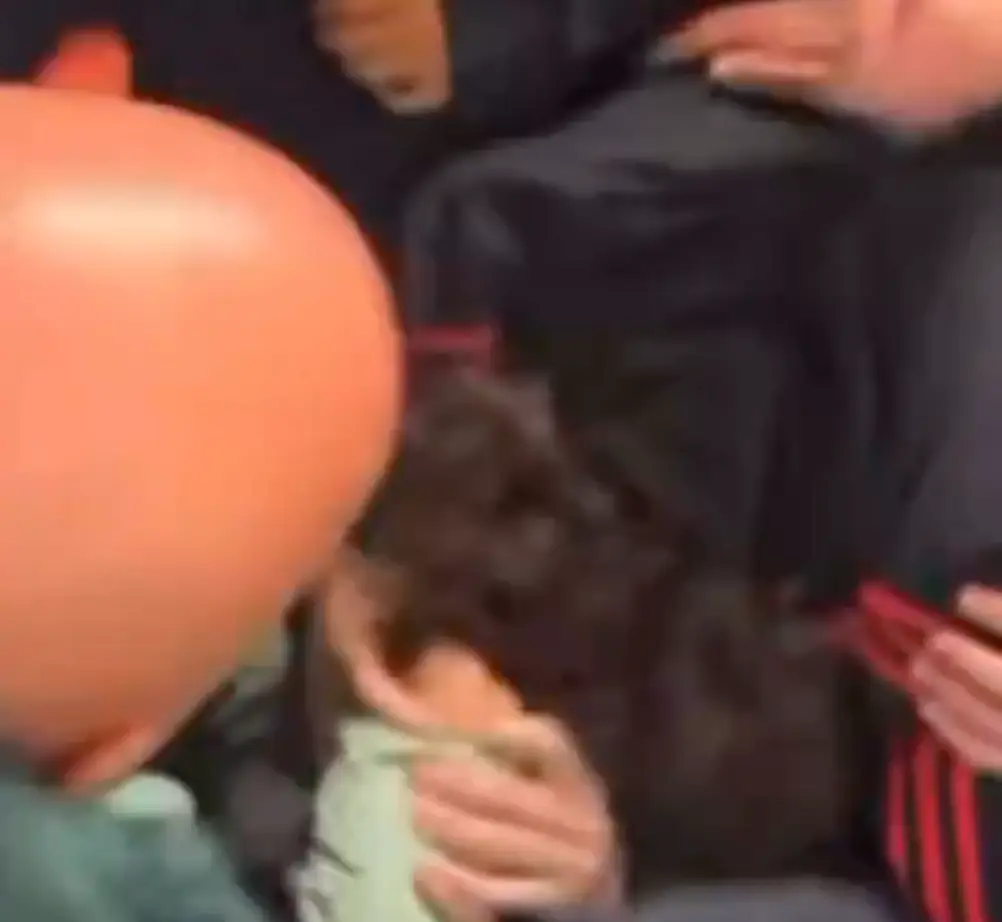 Footage of the attack was posted to social media (Image: Twitter)