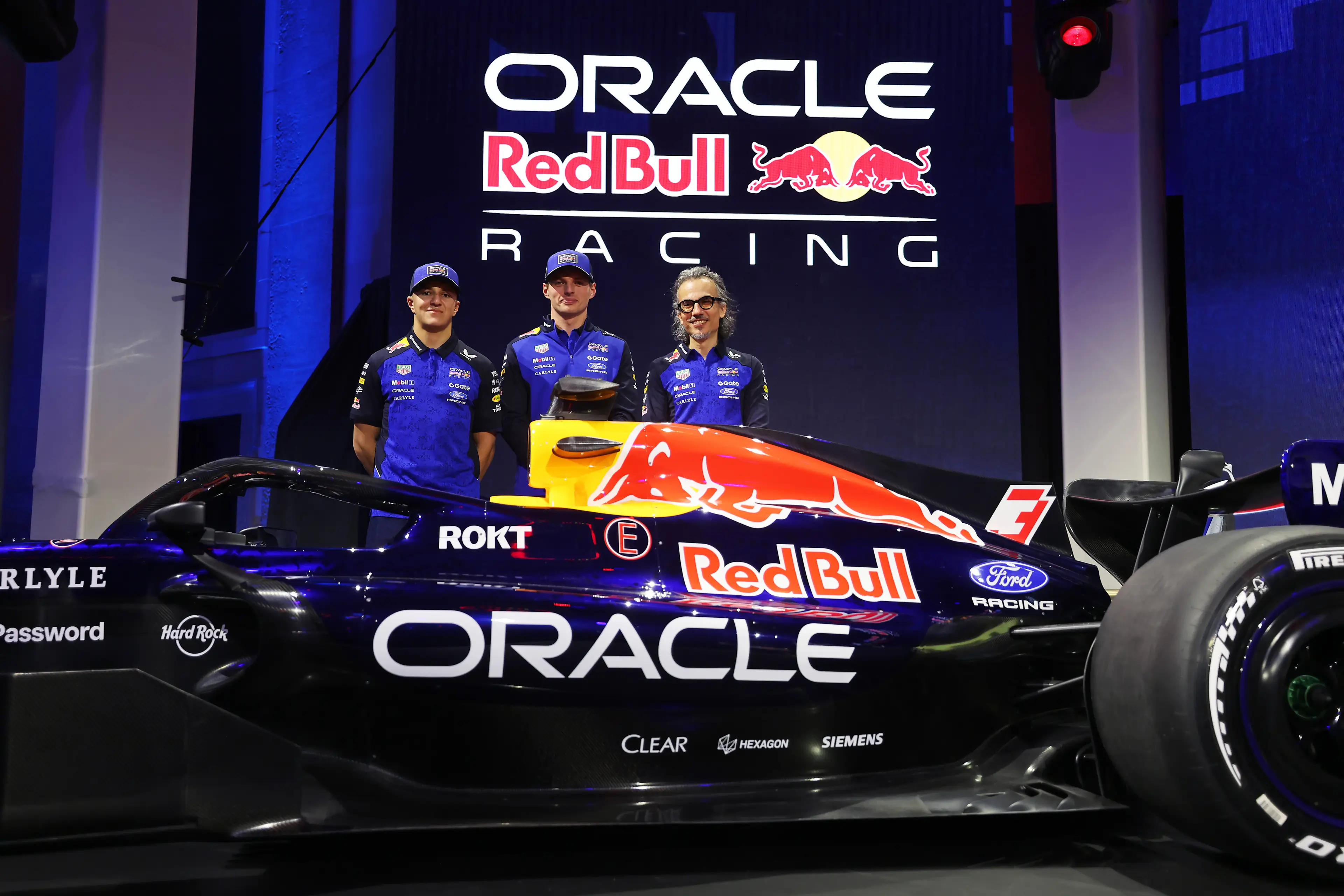 Verstappen was speaking at Red Bull's new car launch. Image: Getty