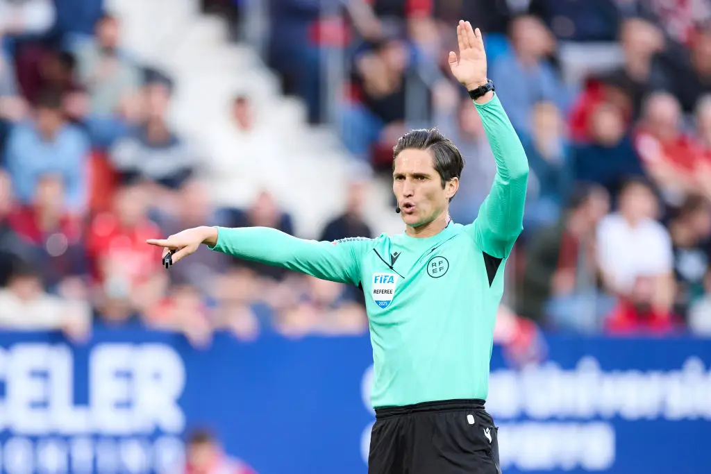 Referee Jose Luis Munuera Montero (Credit:Getty)