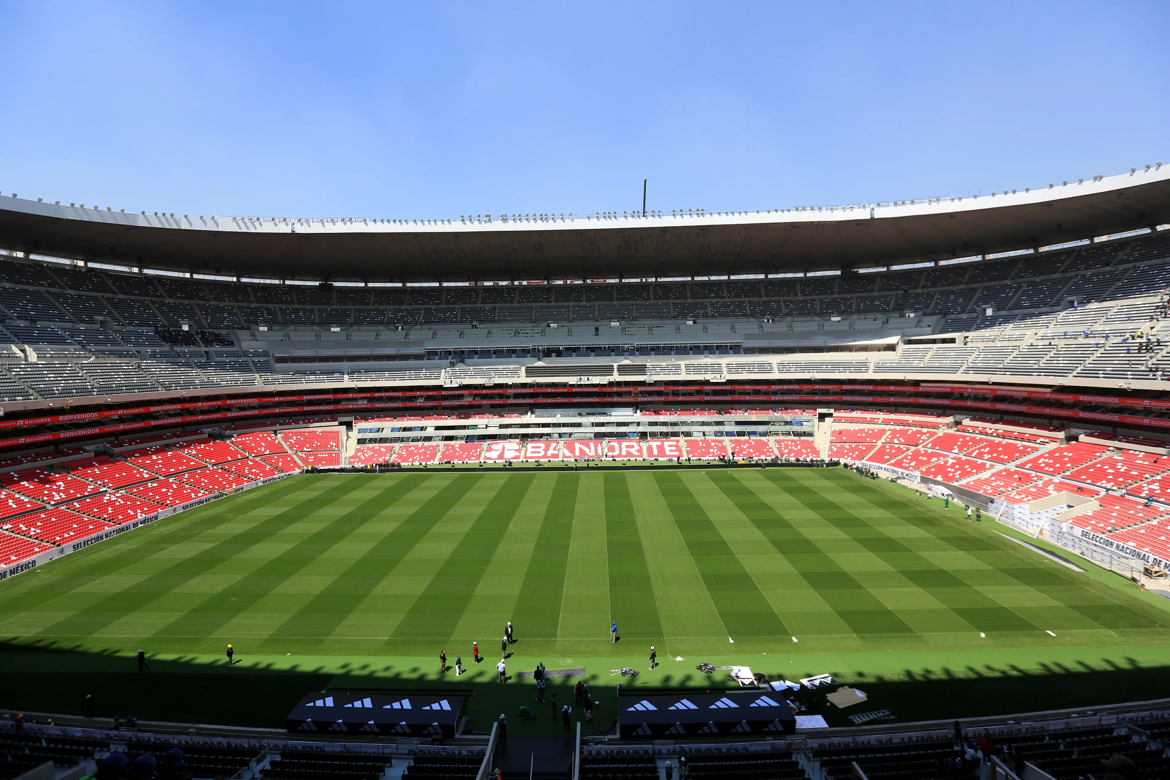 The Azteca Stadium has undergone significant renovations. Image: Getty