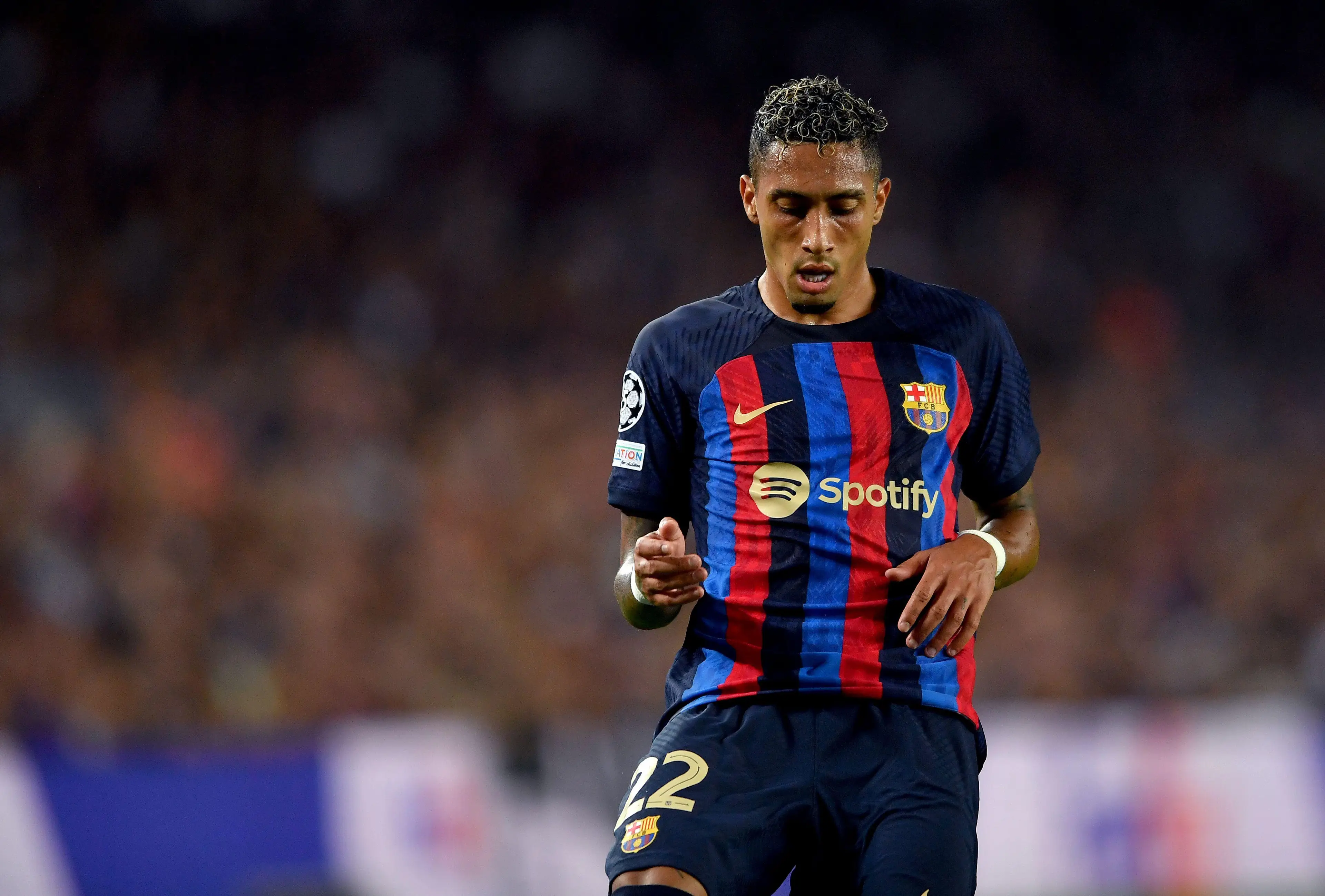 Arsenal have been linked with a move for Barcelona's Raphina (Alamy)