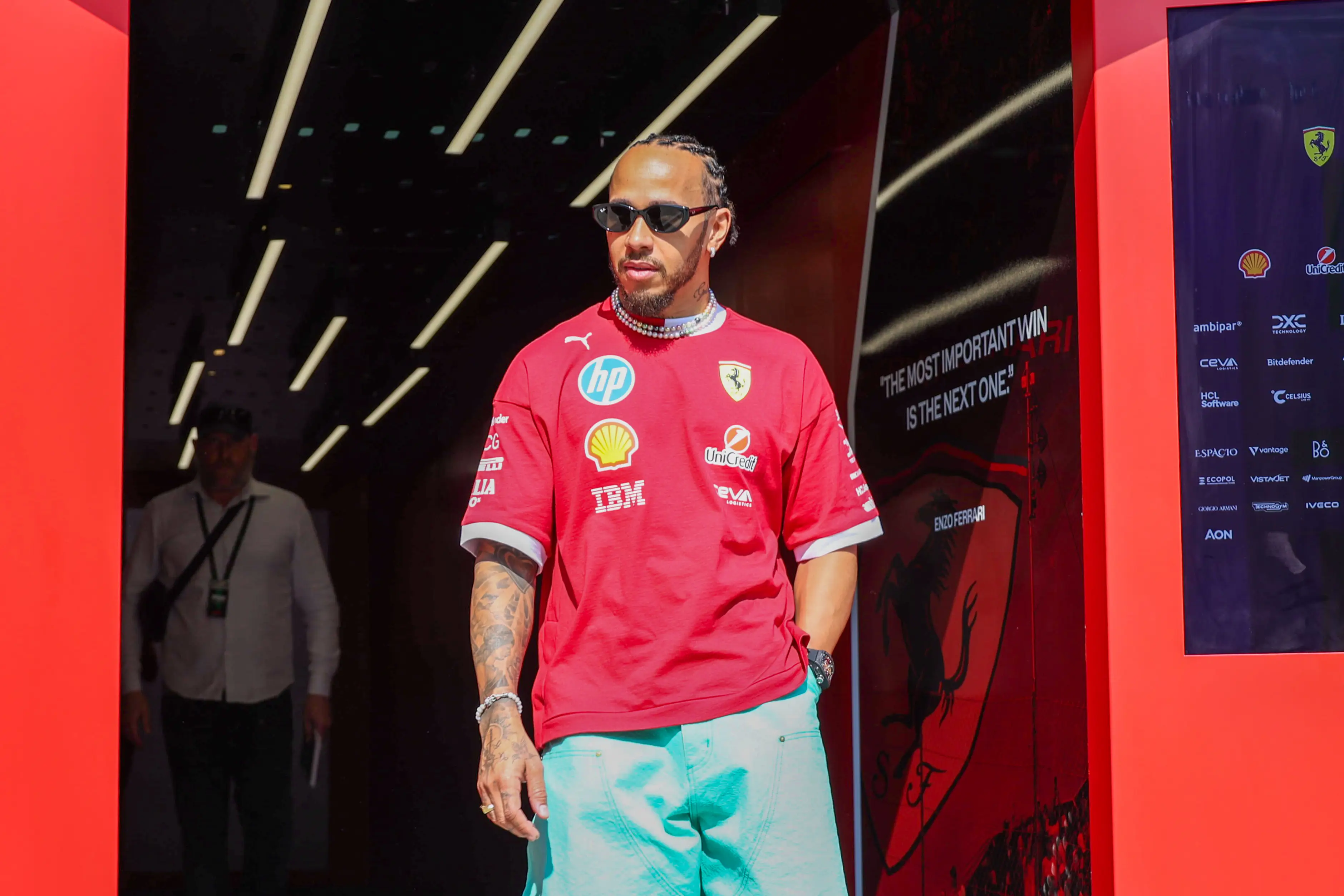 Lewis Hamilton endured a tough 2025 season. Image: Getty