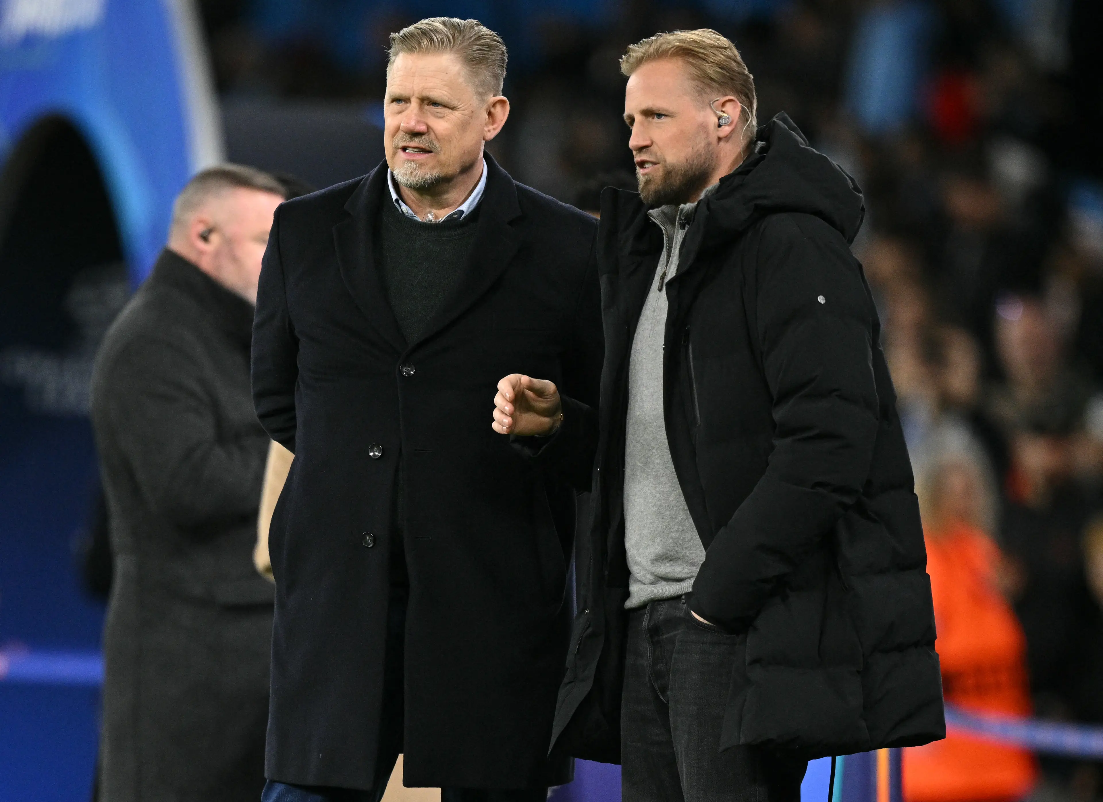 Kasper Schmeichel was a guest reporter for CBS Sports' Champions League coverage on Tuesday. Image: Getty 
