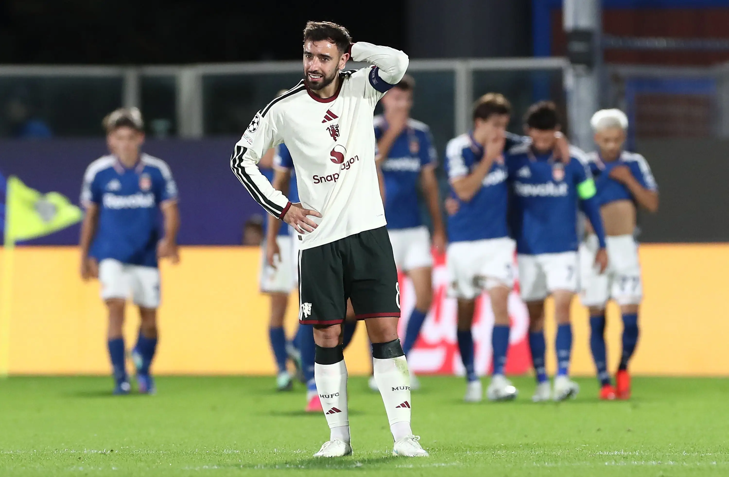Bruno Fernandes made headlines with his post-match comments in Como. Image credit: Getty