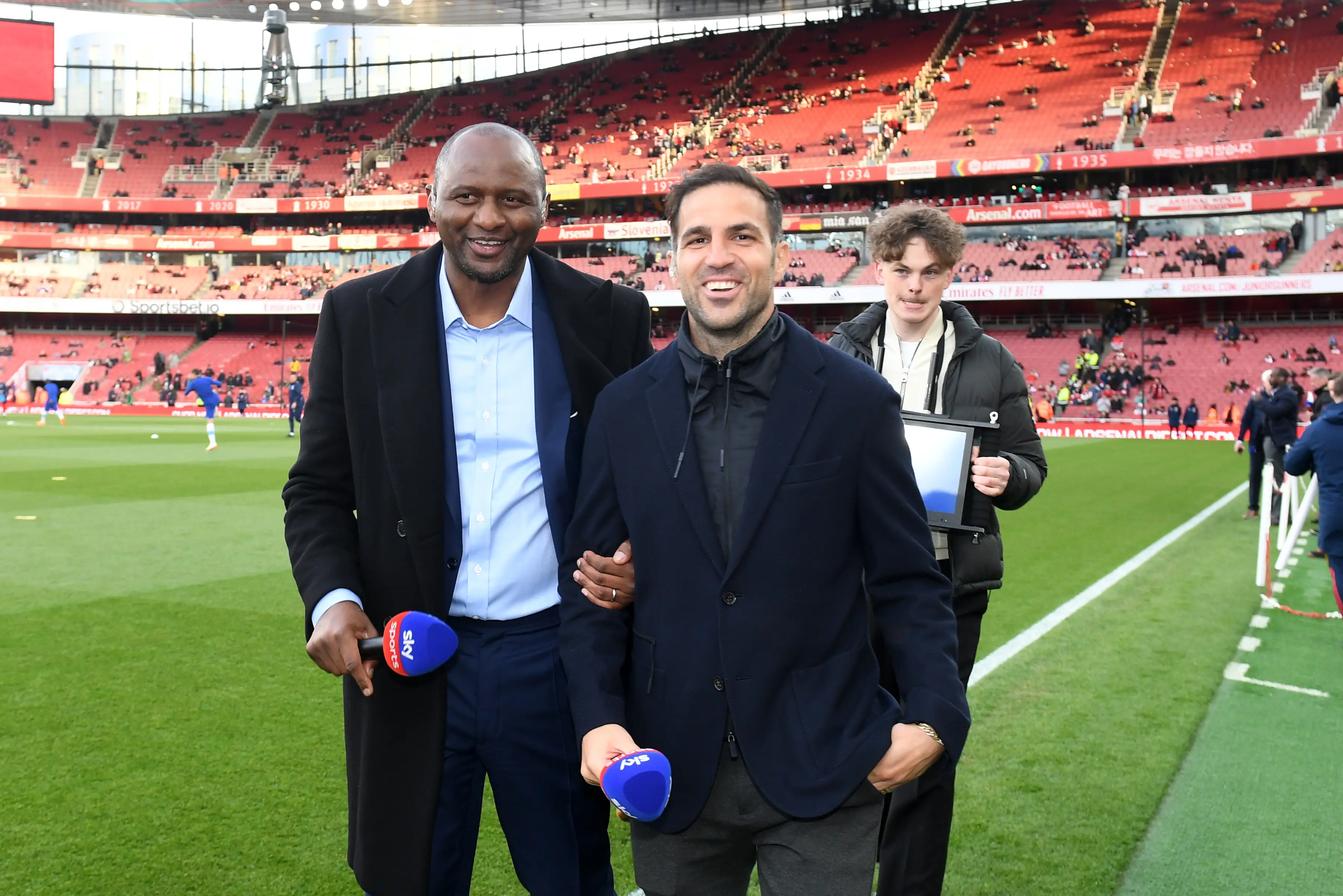Patrick Vieira and Cesc Fabregas (Image: Getty)
