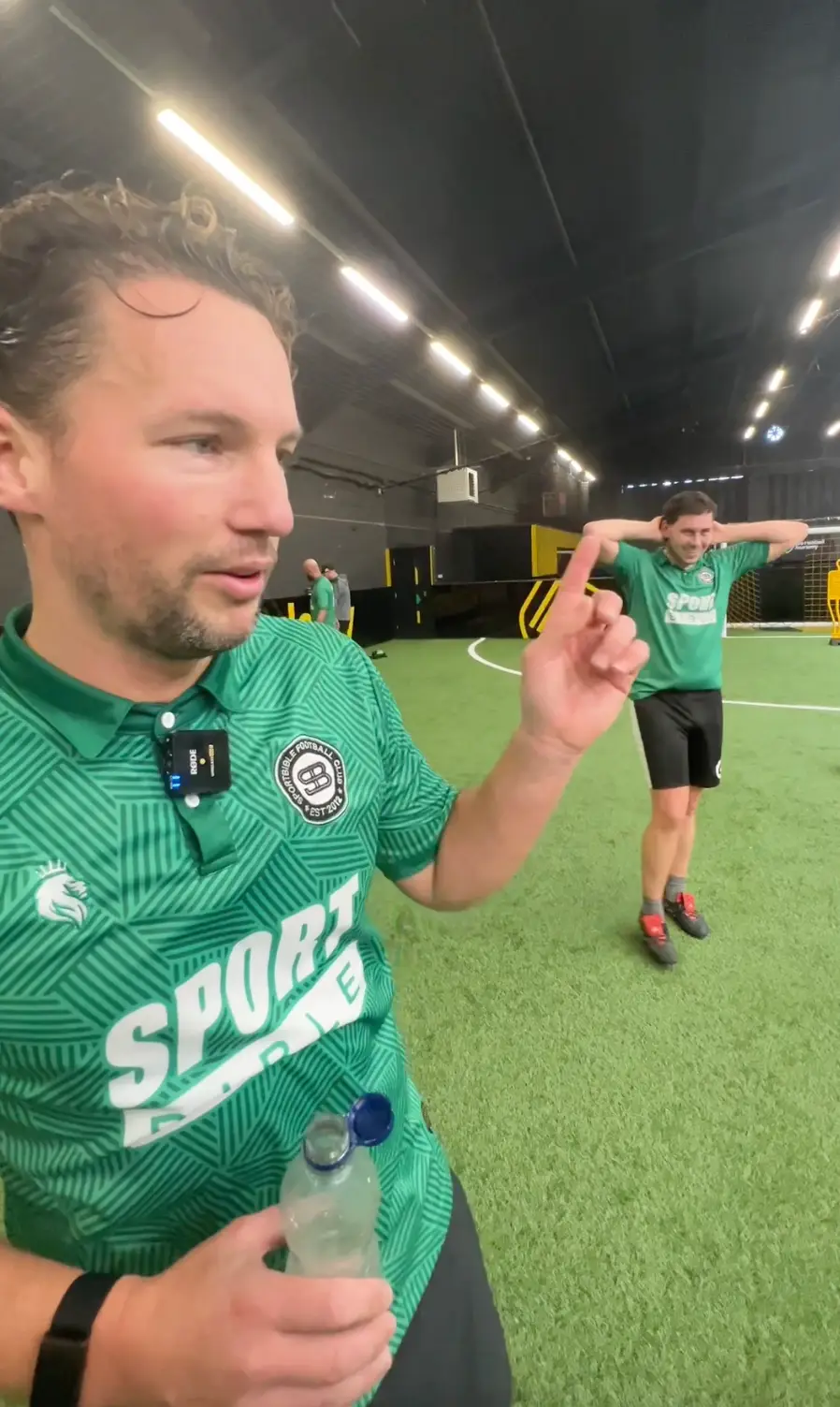 I tried to keep up with Premier League winner Danny Drinkwater. Image: Getty