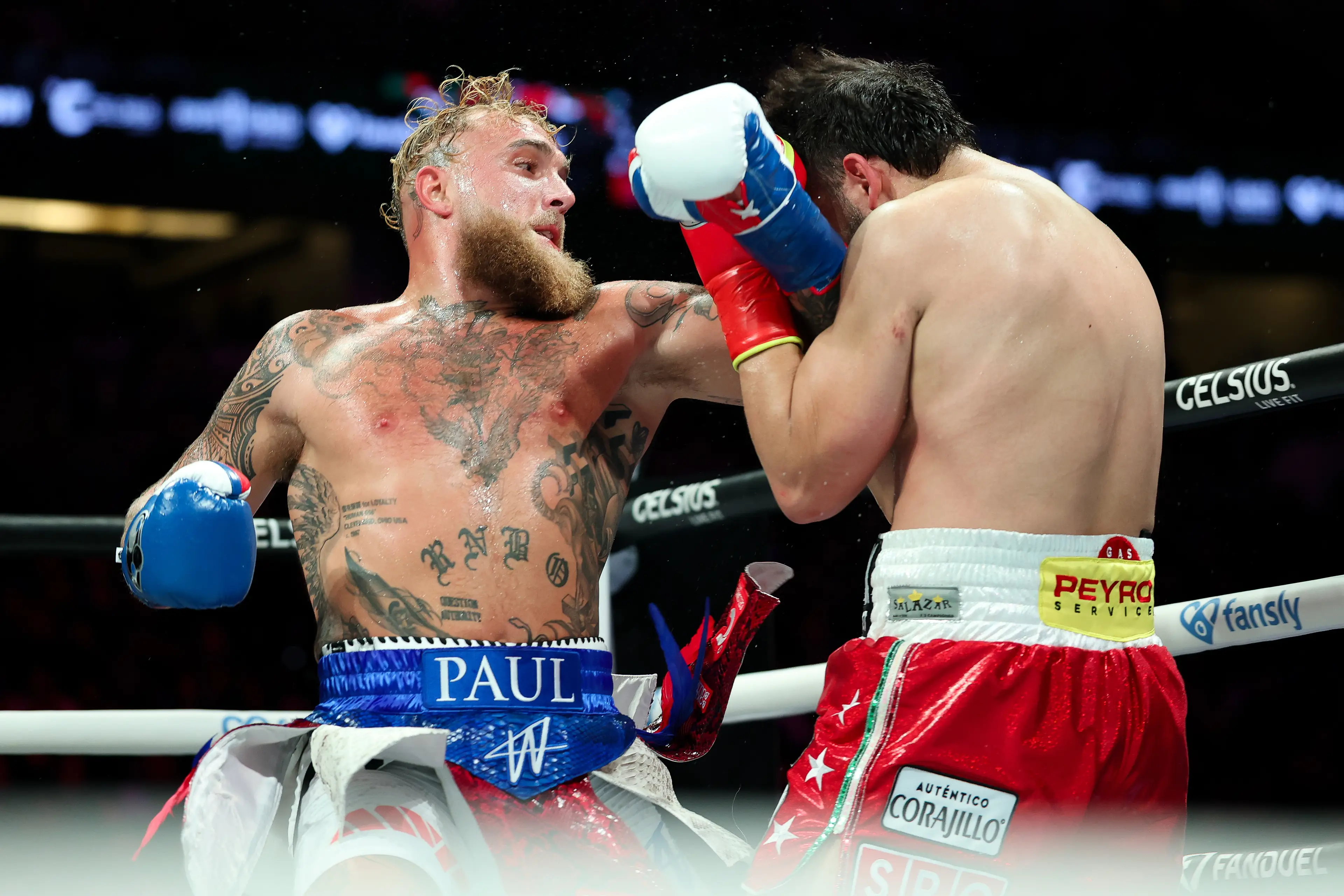 Paul dominated the fight for large periods. Image credit: Getty