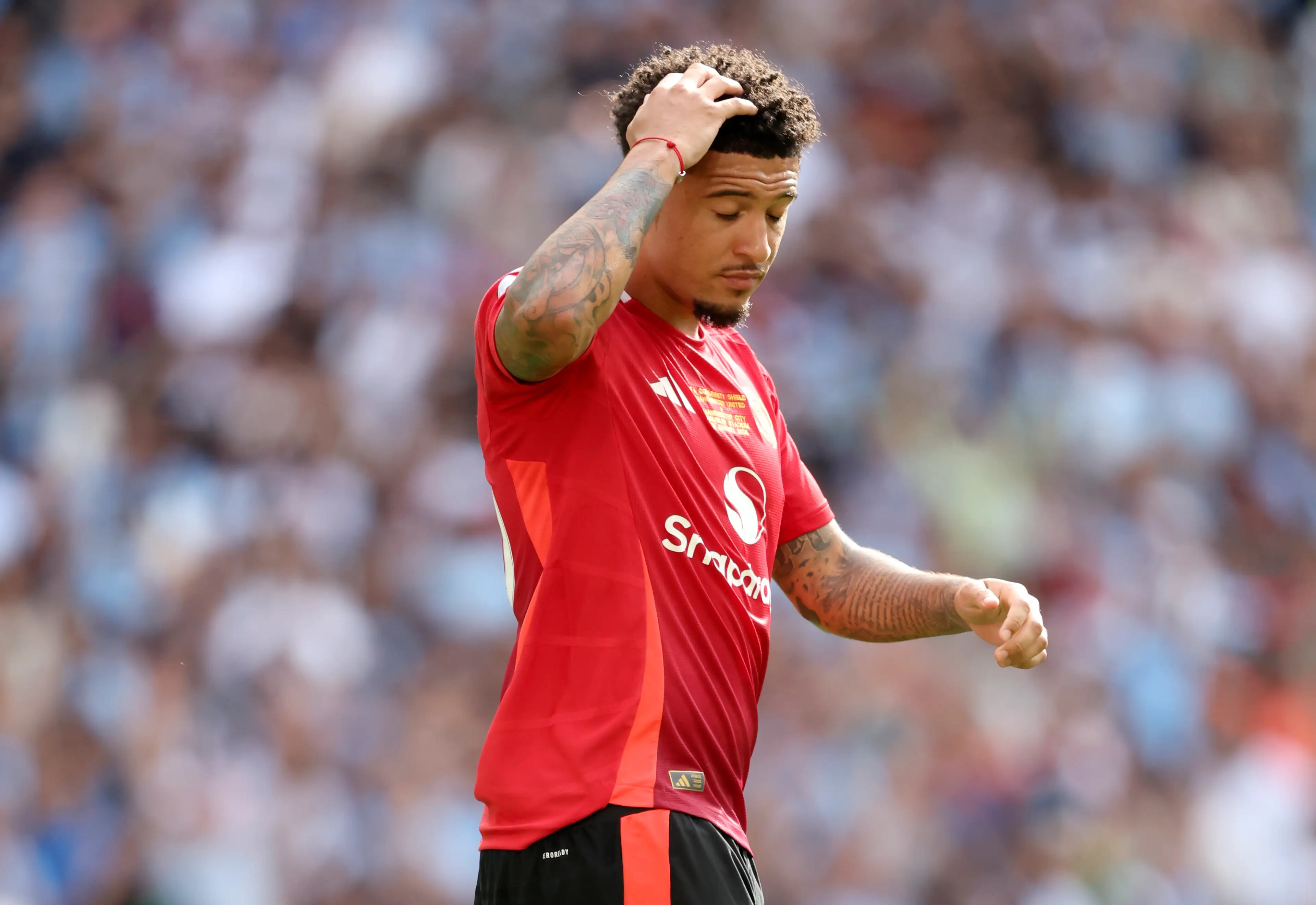 Jadon Sancho has struggled at Manchester United. Credit:Neal Simpson/Allstar / Contributor via Getty Images 