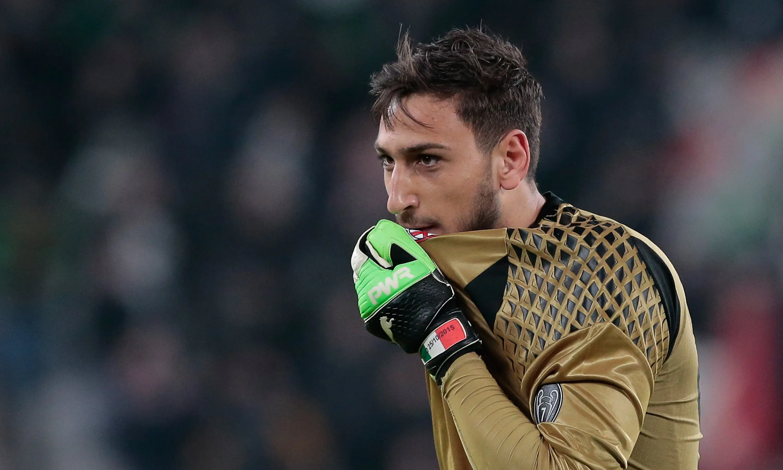 Donnarumma wore the No.99 shirt at both AC Milan and PSG. Image: Getty