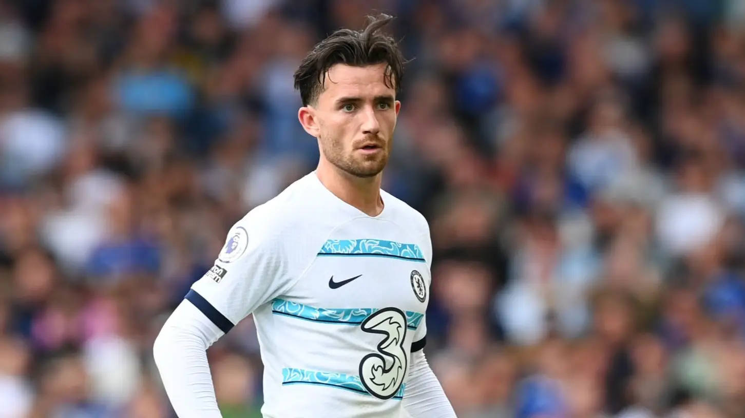 Ben Chilwell on the ball for Chelsea. (Chelsea FC)