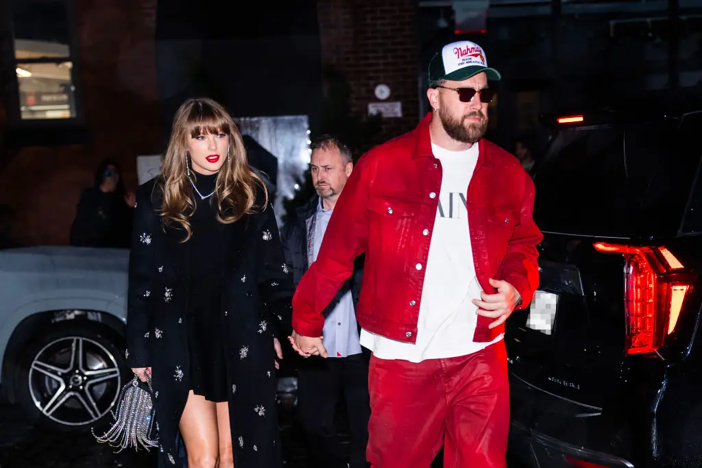 Taylor Swift is regularly spotted supporting her boyfriend live at Kansas City Chiefs matches. (Image: Getty)