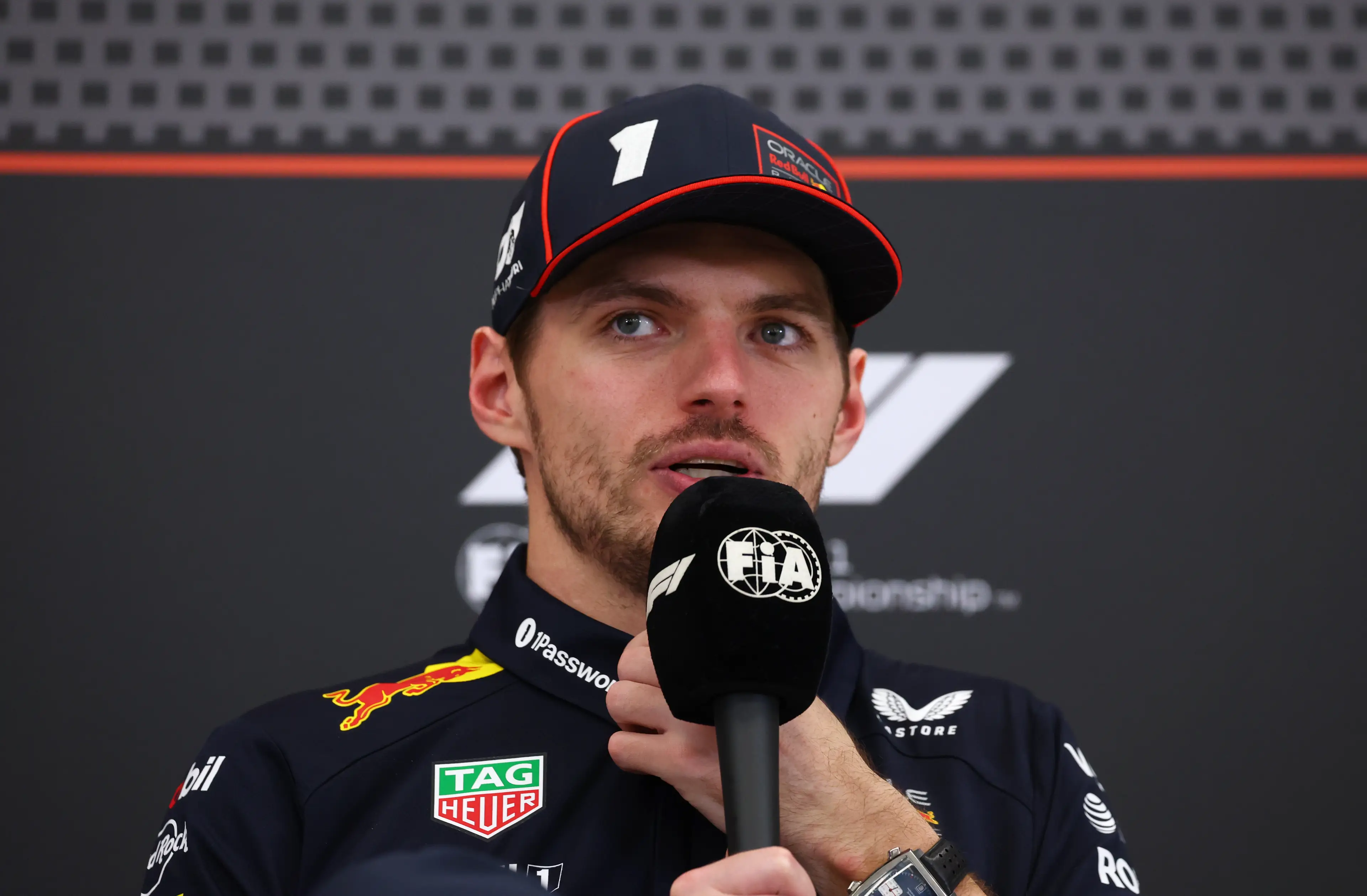 Max Verstappen snapped at a reporter in the post-race presser following the Abu Dhabi Grand Prix. Image: Getty 