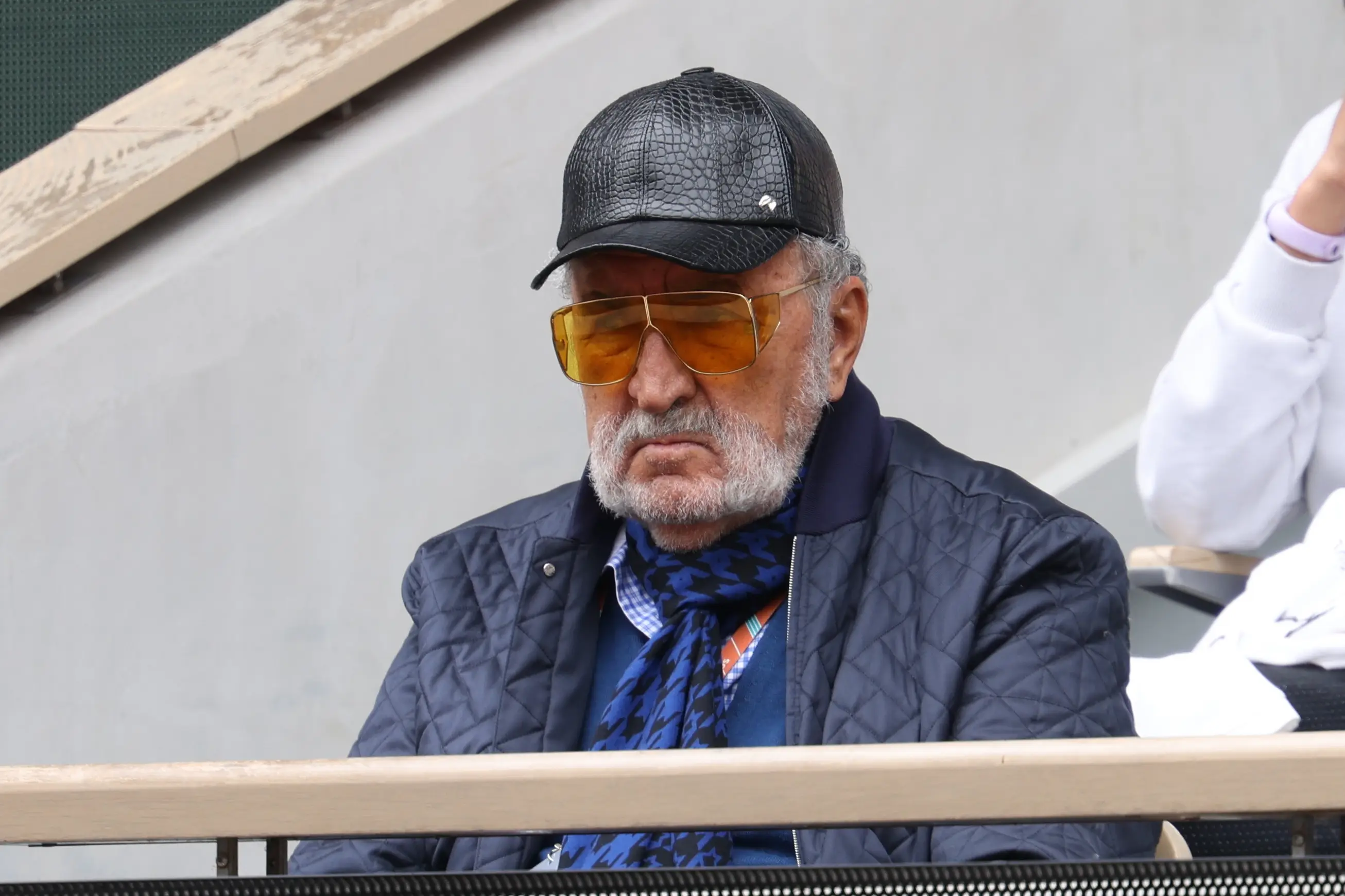 Ion Tiriac attends the 2024 French Open at Roland Garros. Image credit: Getty