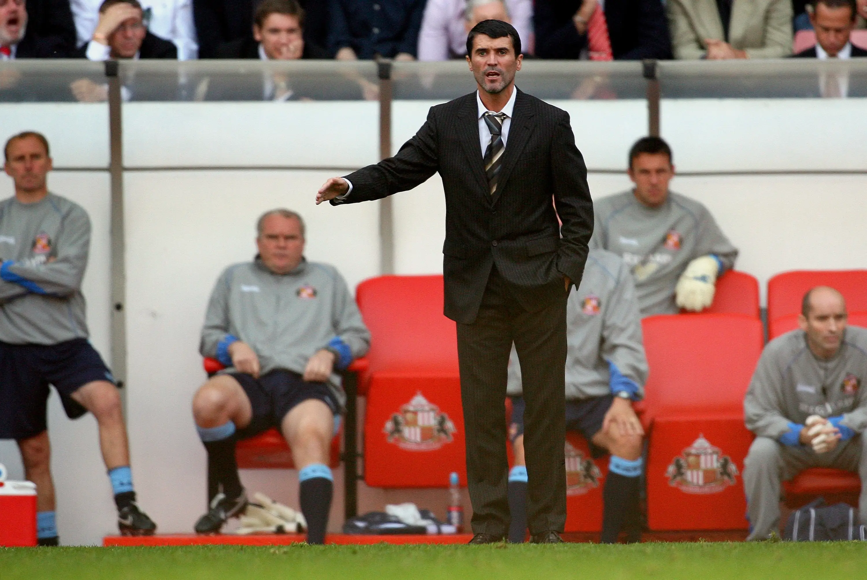 Roy Keane as the Sunderland manager (Image: Sportsphoto/Allstar / Contributor via Getty)