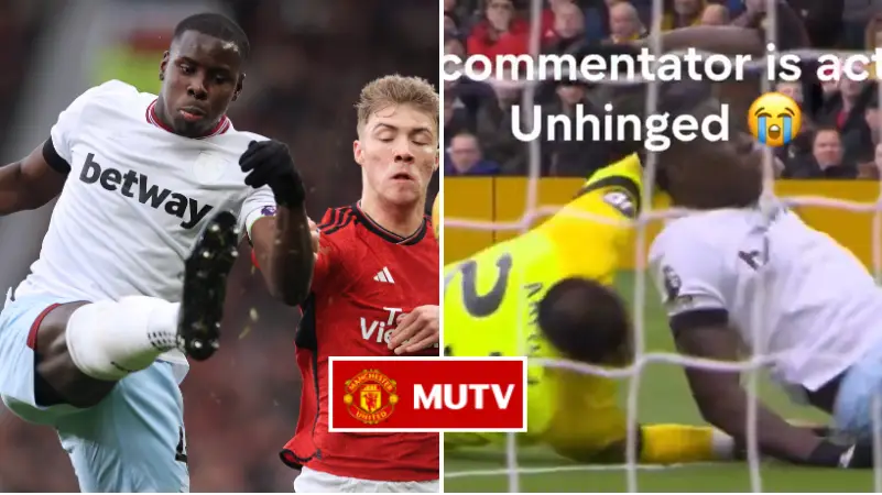 MUTV commentator's brutal Kurt Zouma put-down goes viral after Man Utd beat West Ham