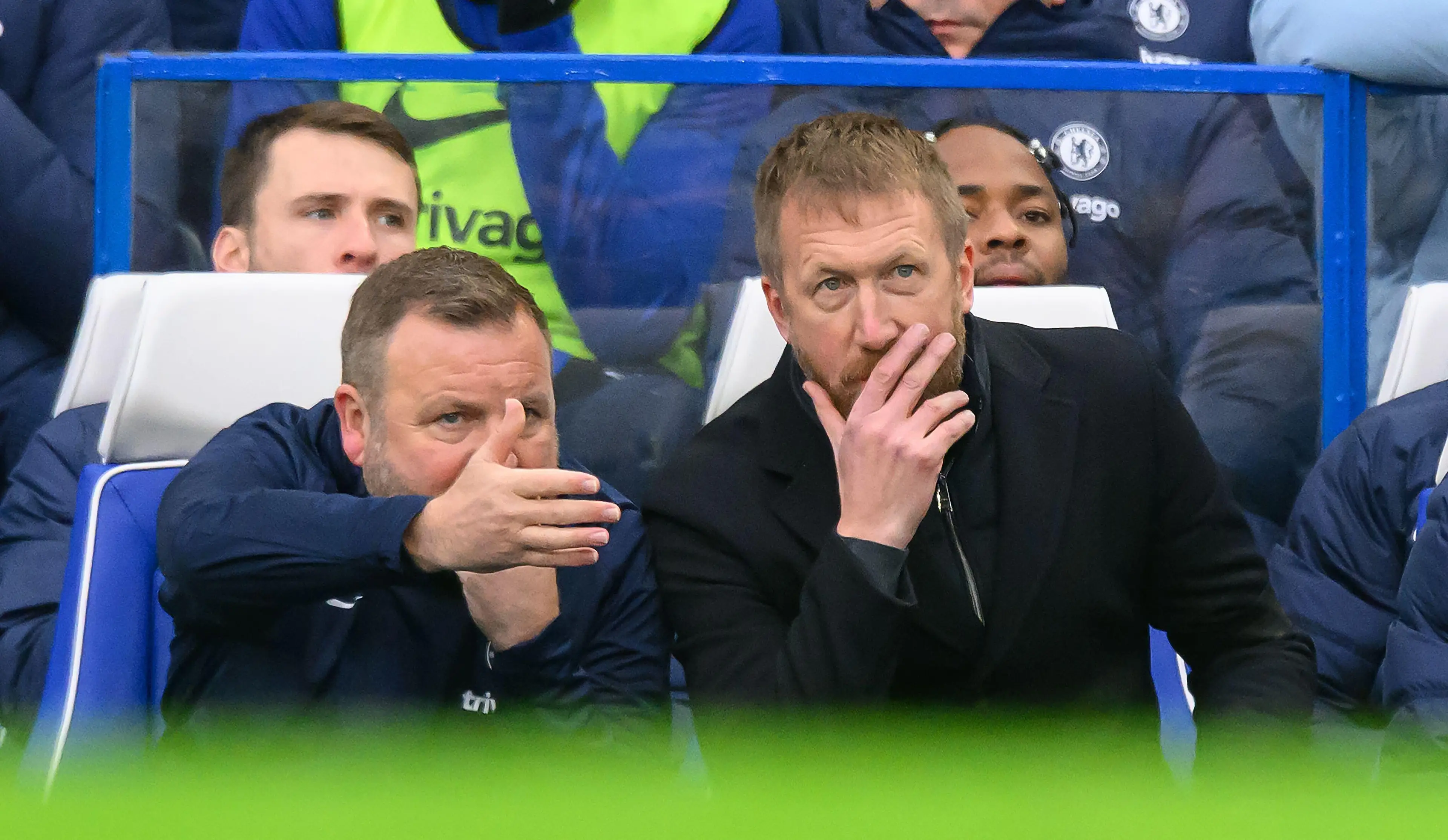 Potter on the touchline. (Image