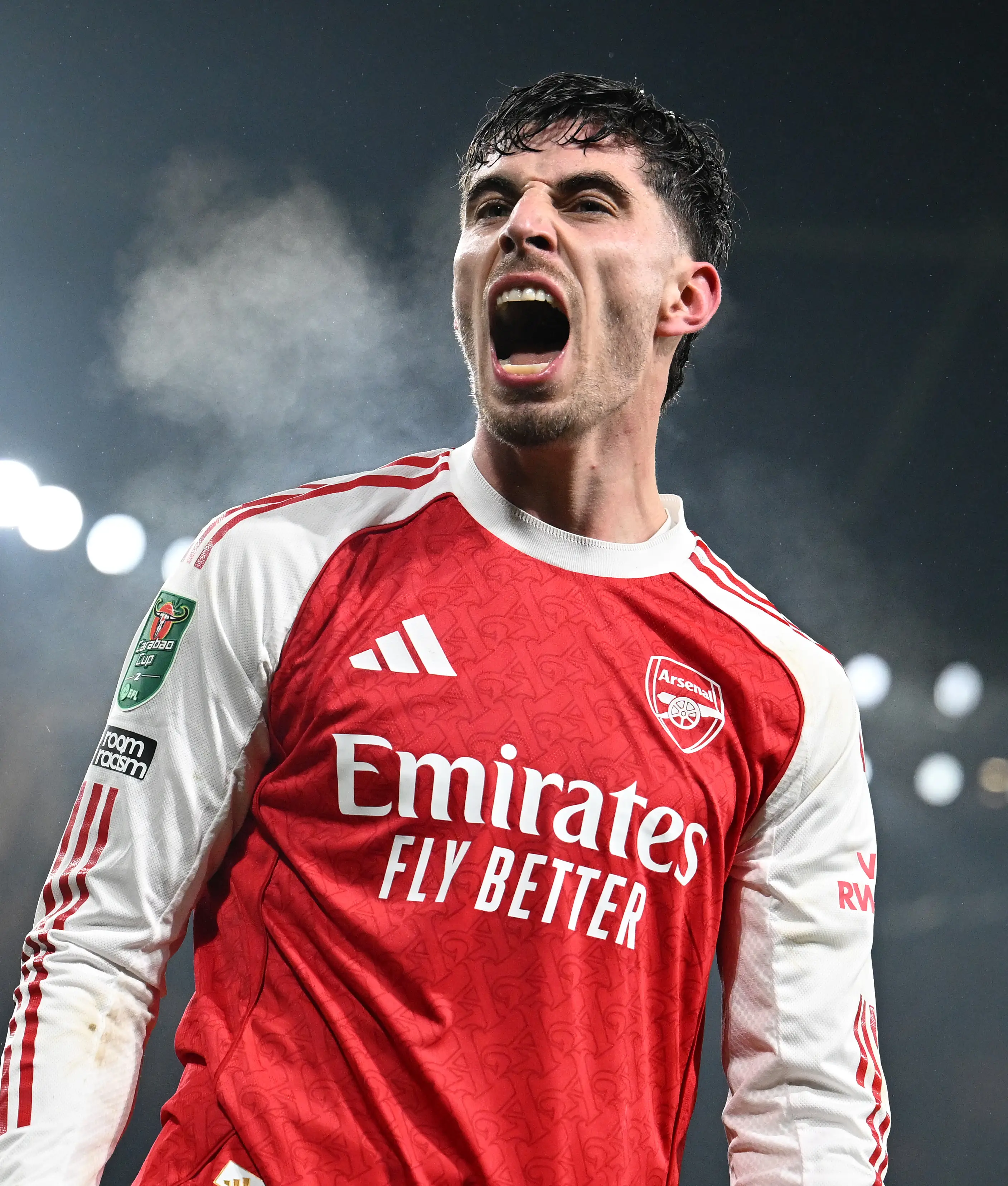 Havertz was on target against his former club. Image: Getty