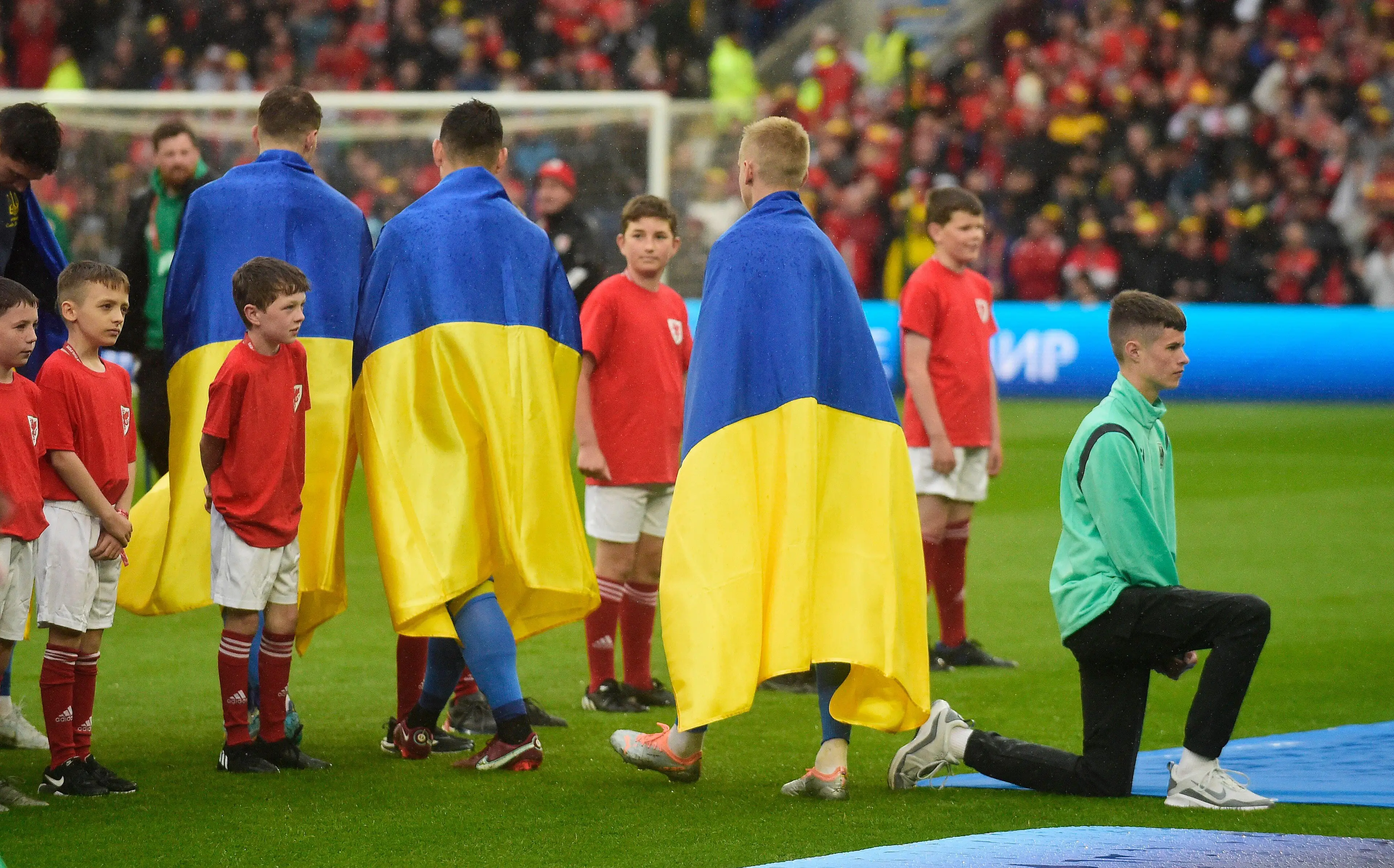 Zinchenko before a national team fixture with Ukraine (REUTERS / Alamy)