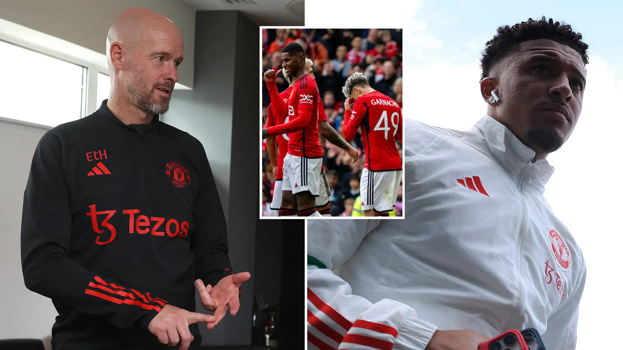 Jadon Sancho transfer clue spotted as Man Utd name Champions League squad