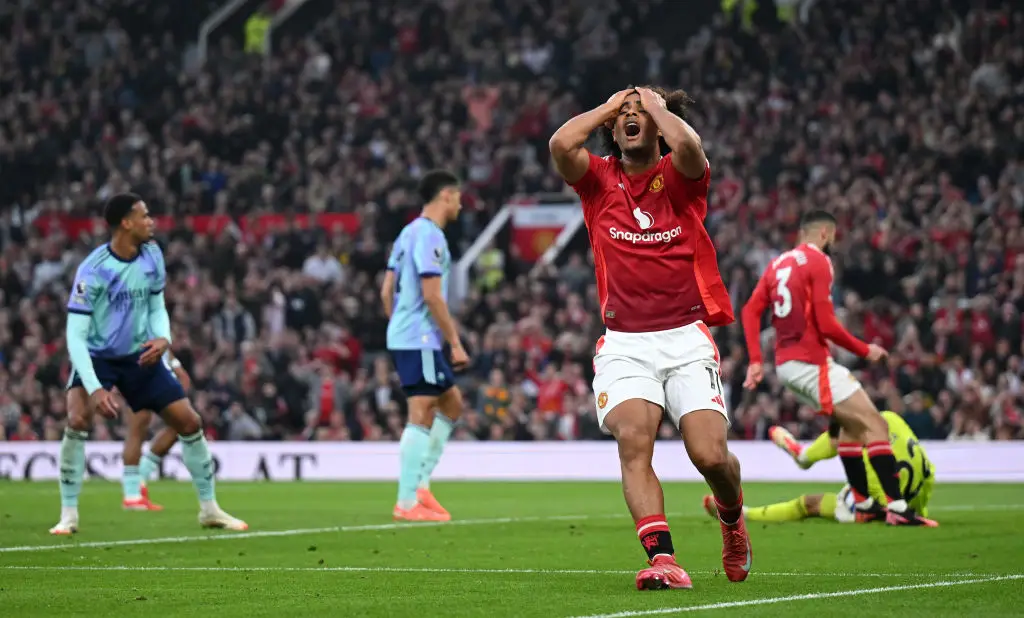 Joshua Zirkzee has struggled to find form at Man Utd (Credit:Getty)