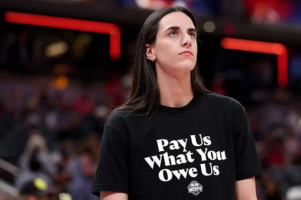Caitlin Clark is one of the key faces in the WNBA pay dispute. (Image: Getty)