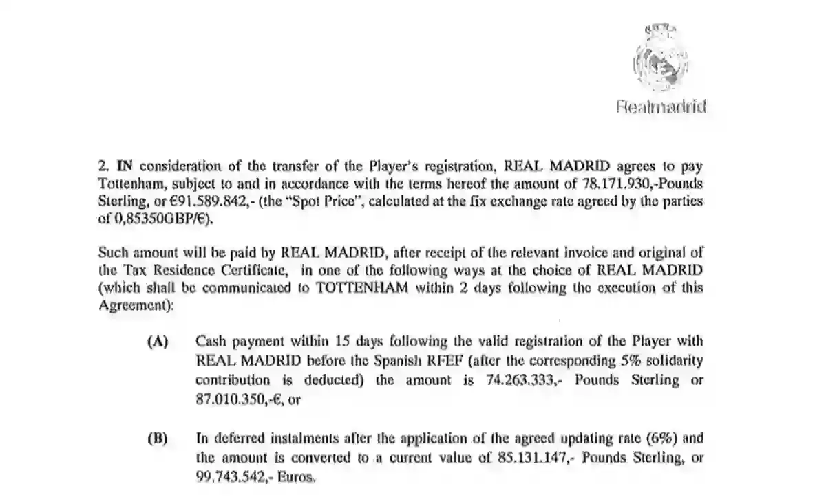 A 'leaked' document (Credit:Mirror)