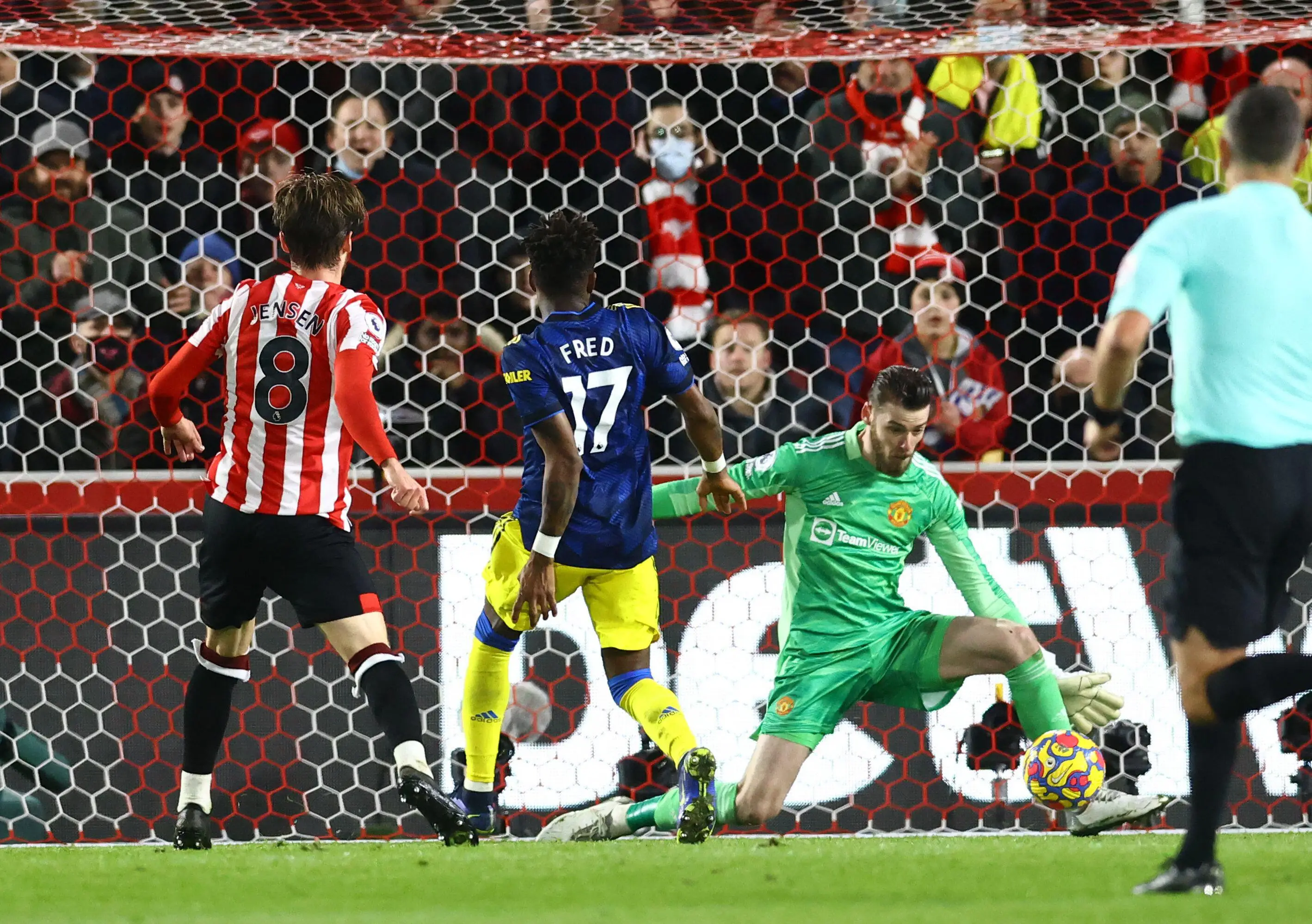 United conceded 57 goals this season but De Gea was still in top form. Image: Alamy