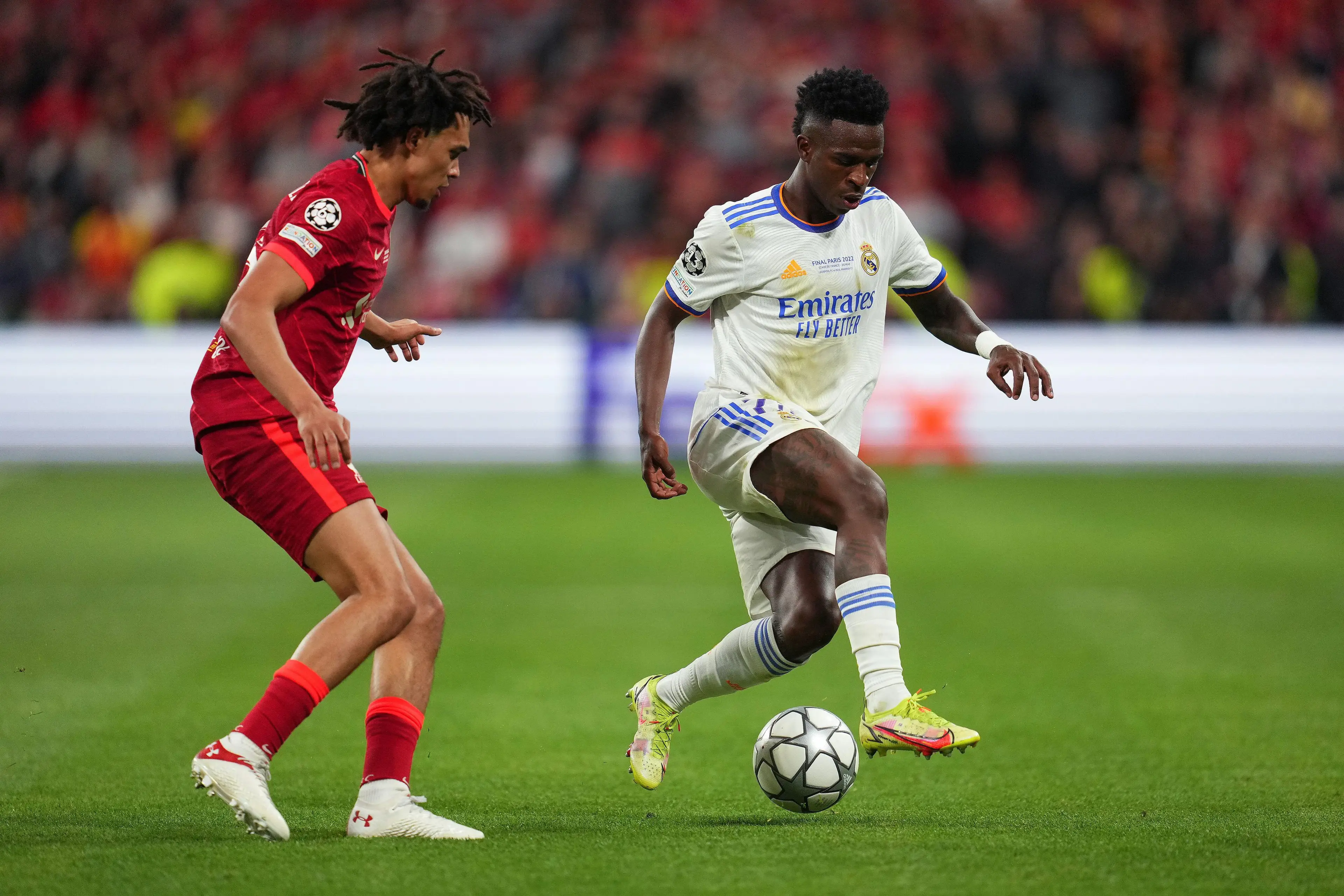 Vinicius scored the winner in the 2022 Champions League final against Liverpool (Image: Alamy)